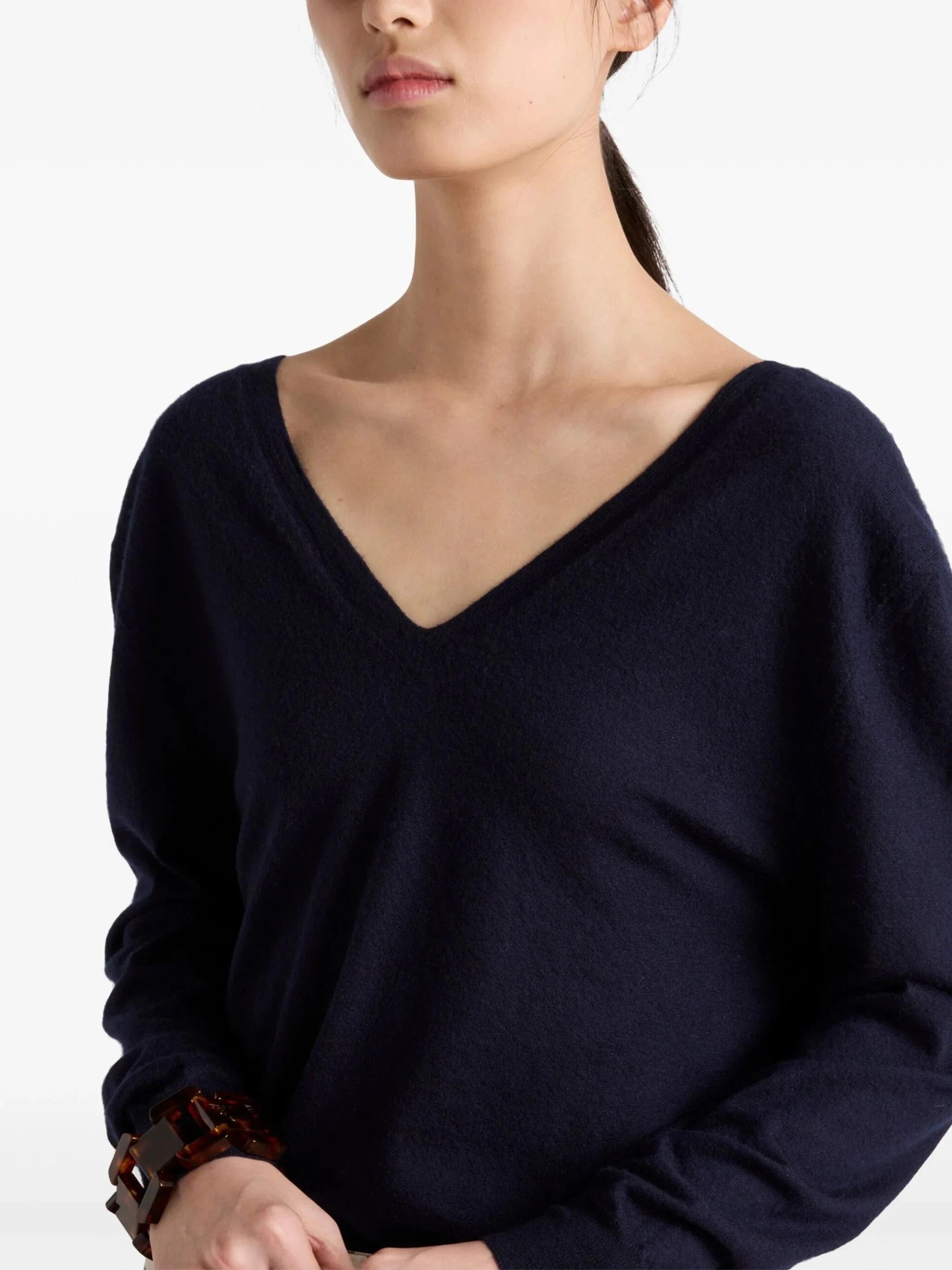 Prada V-neck Cashmere Sweater