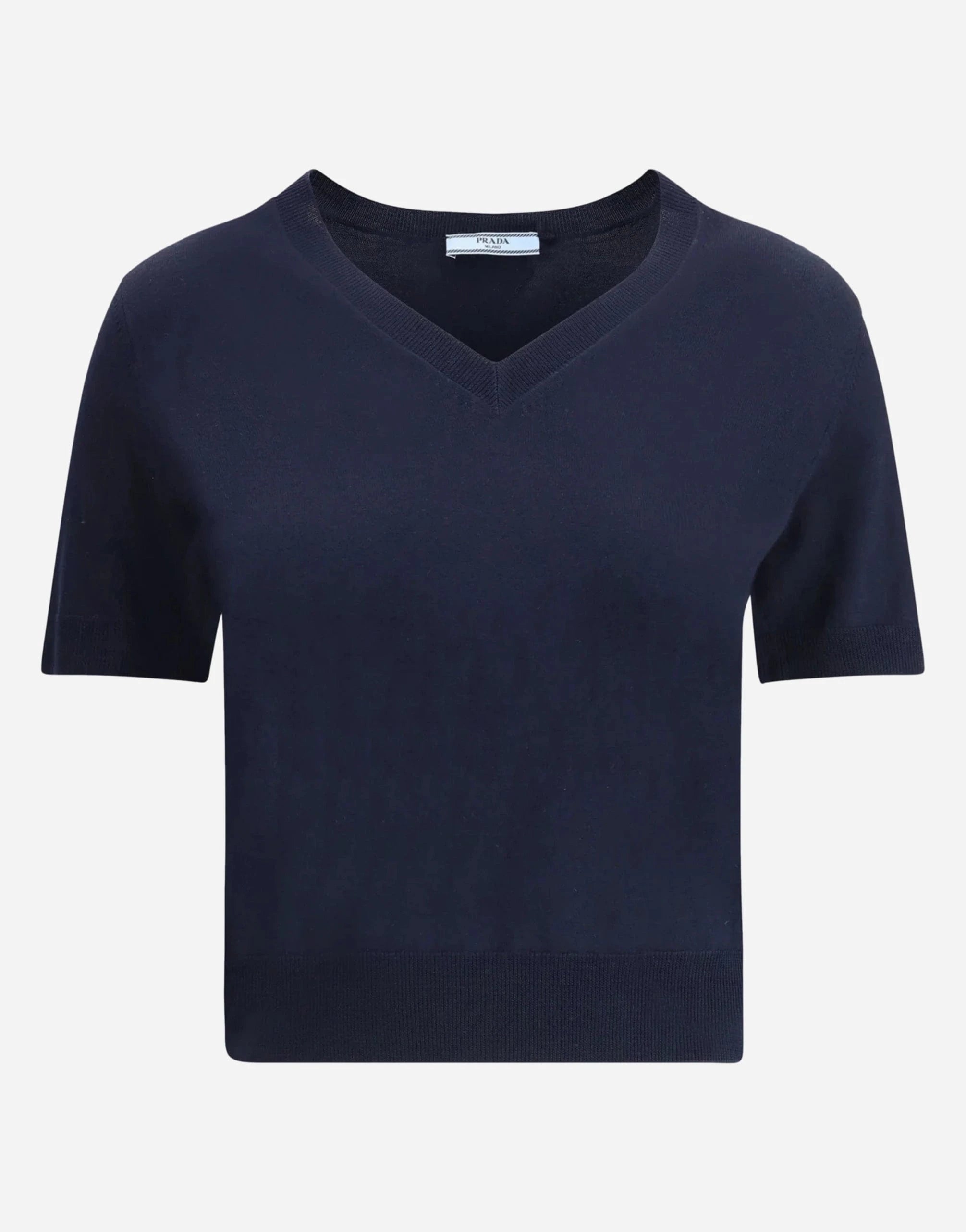 Prada V-Neck Wool Sweater