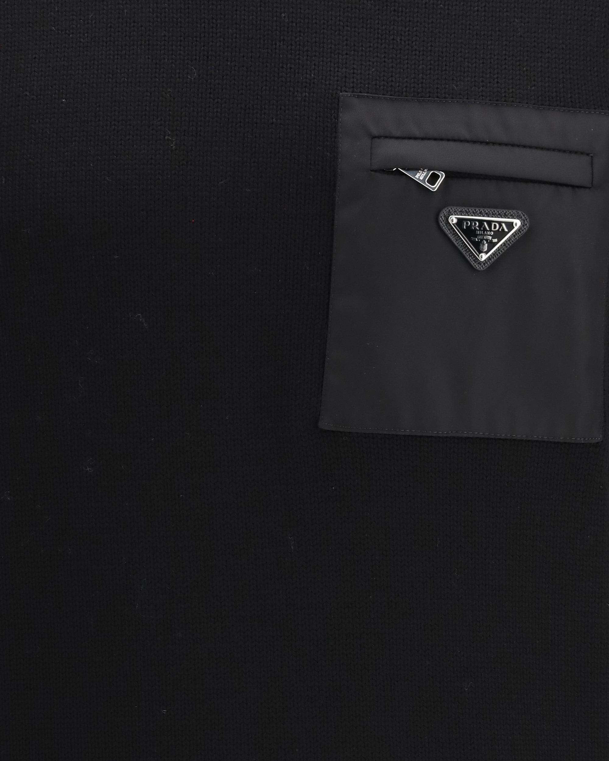 Prada Virgin Wool Crewneck Sweater