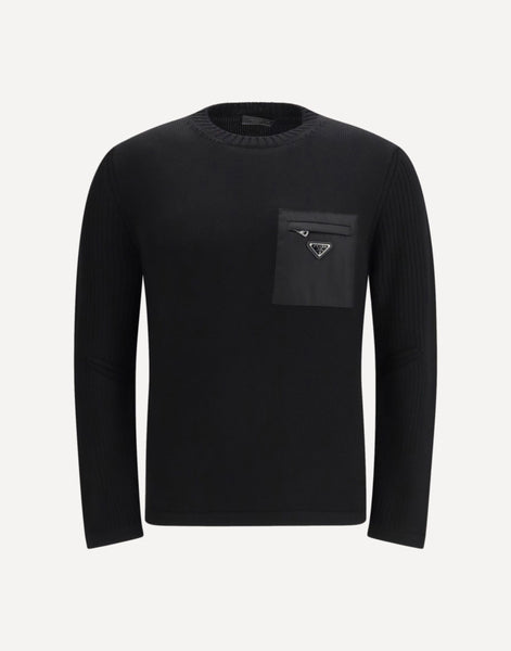 Prada Virgin Wool Crewneck Sweater | Sendegaro ZA