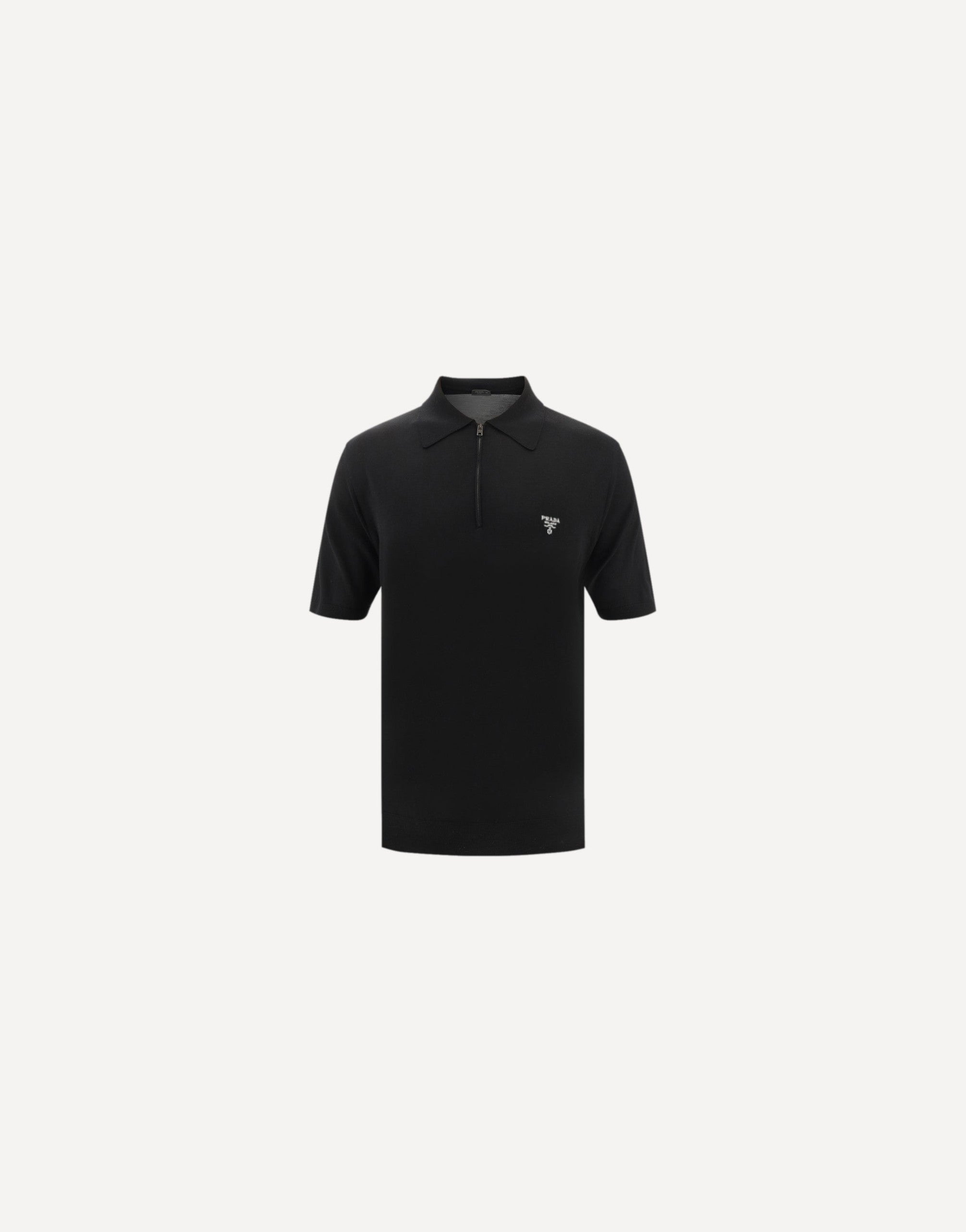 Prada Virgin Wool Polo Shirt