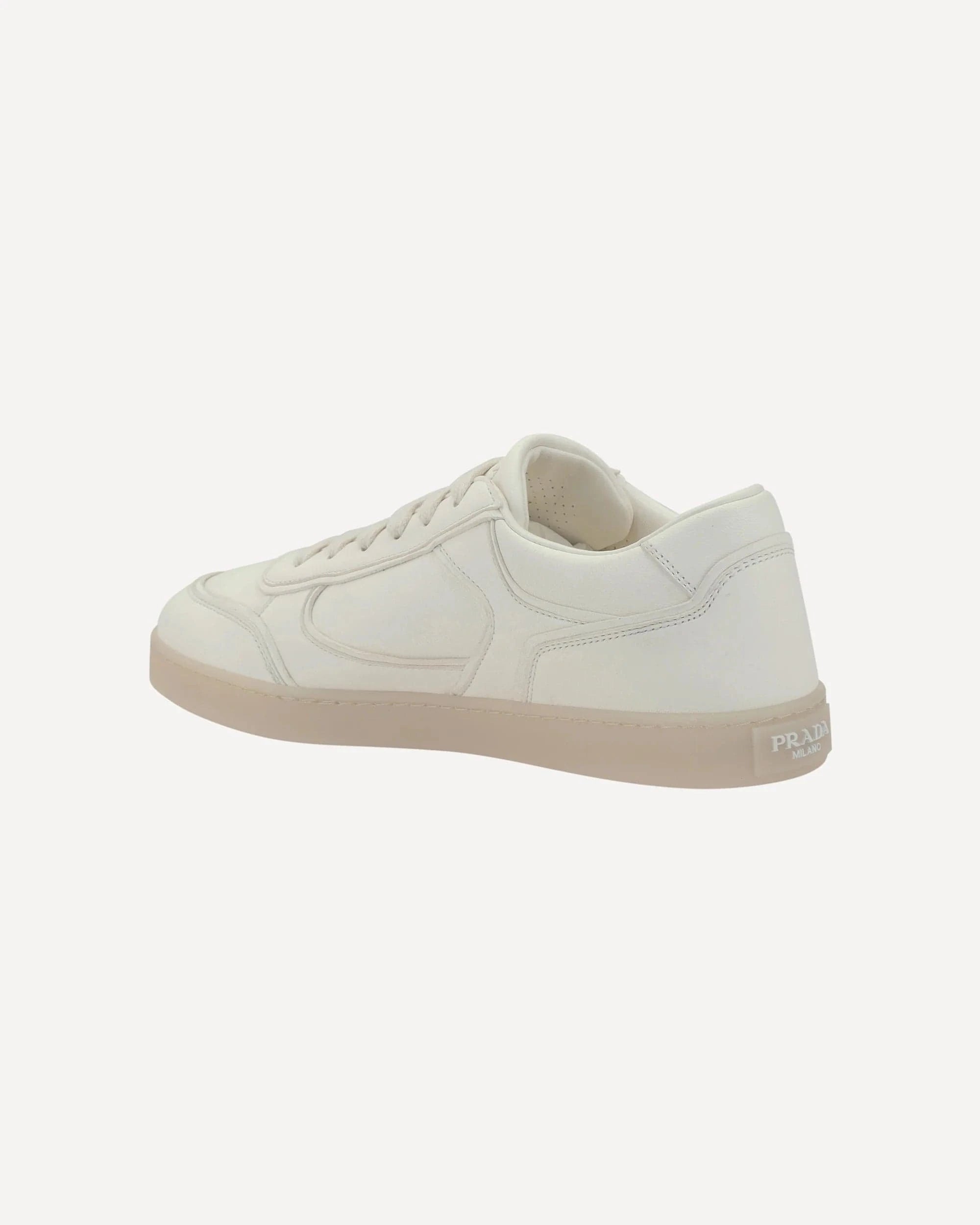 Prada White Leather Sneakers | Sendegaro Prada White Leather Sneakers | Sendegaro
