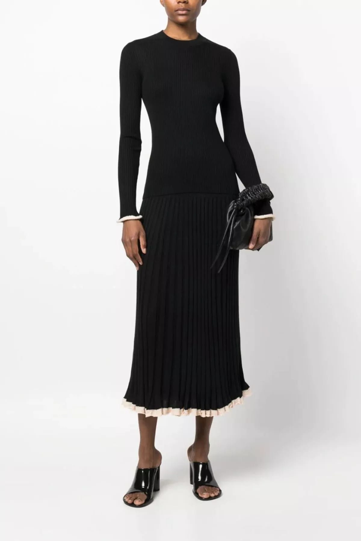 Proenza Schouler Proenza Schouler Ribbed Silk Blend Skirt