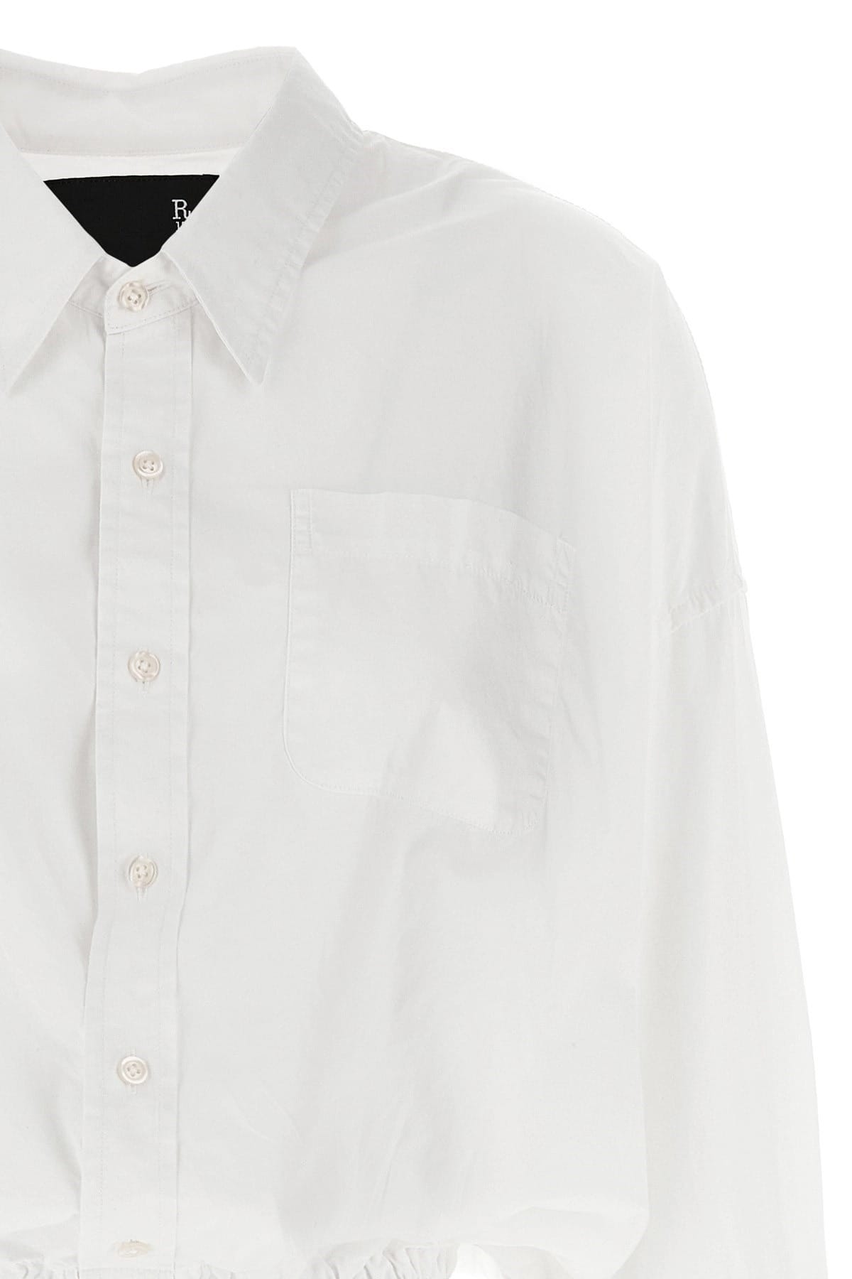 R13 R13 Crossover Bubble Shirt