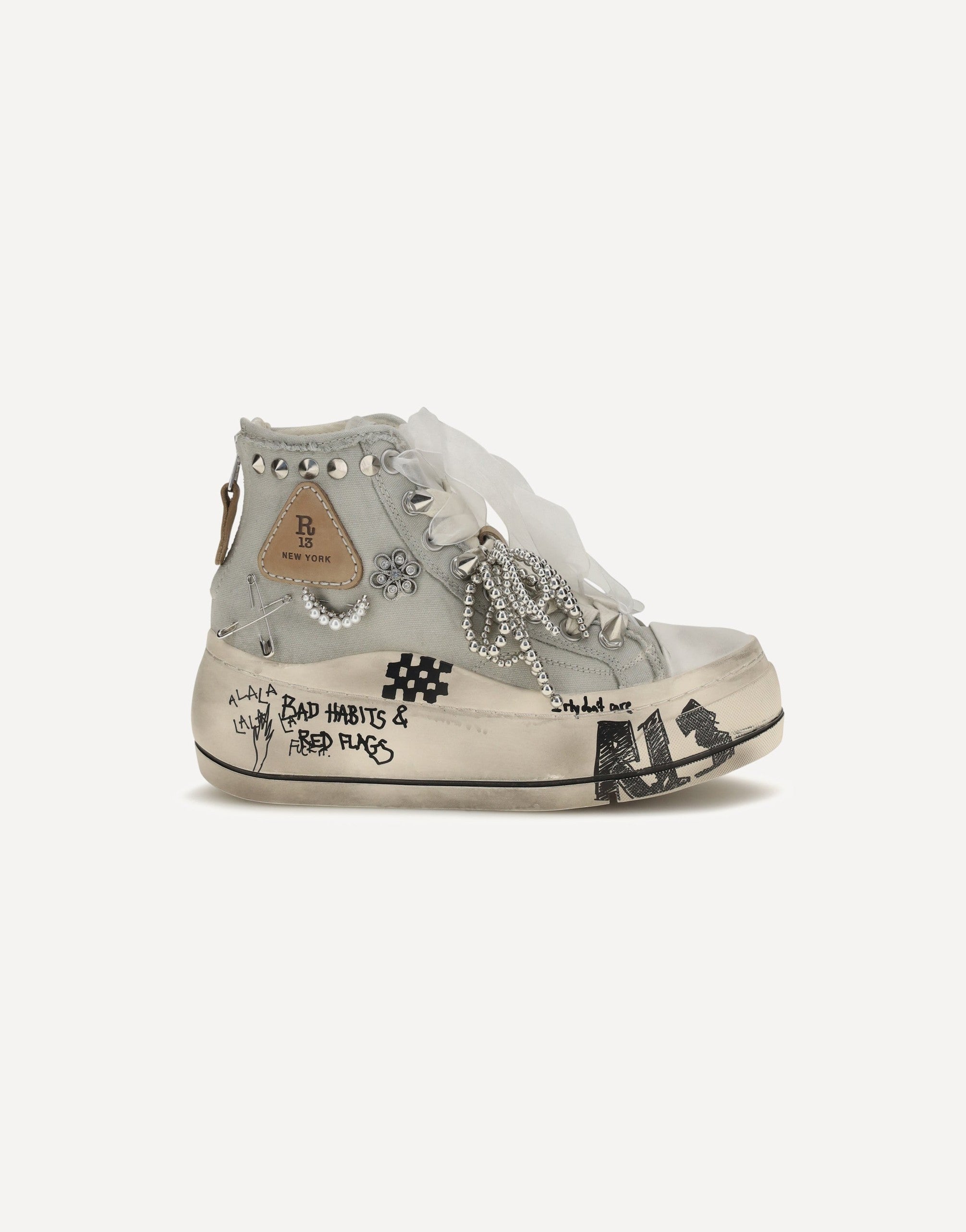 R13 High Top Sneakers