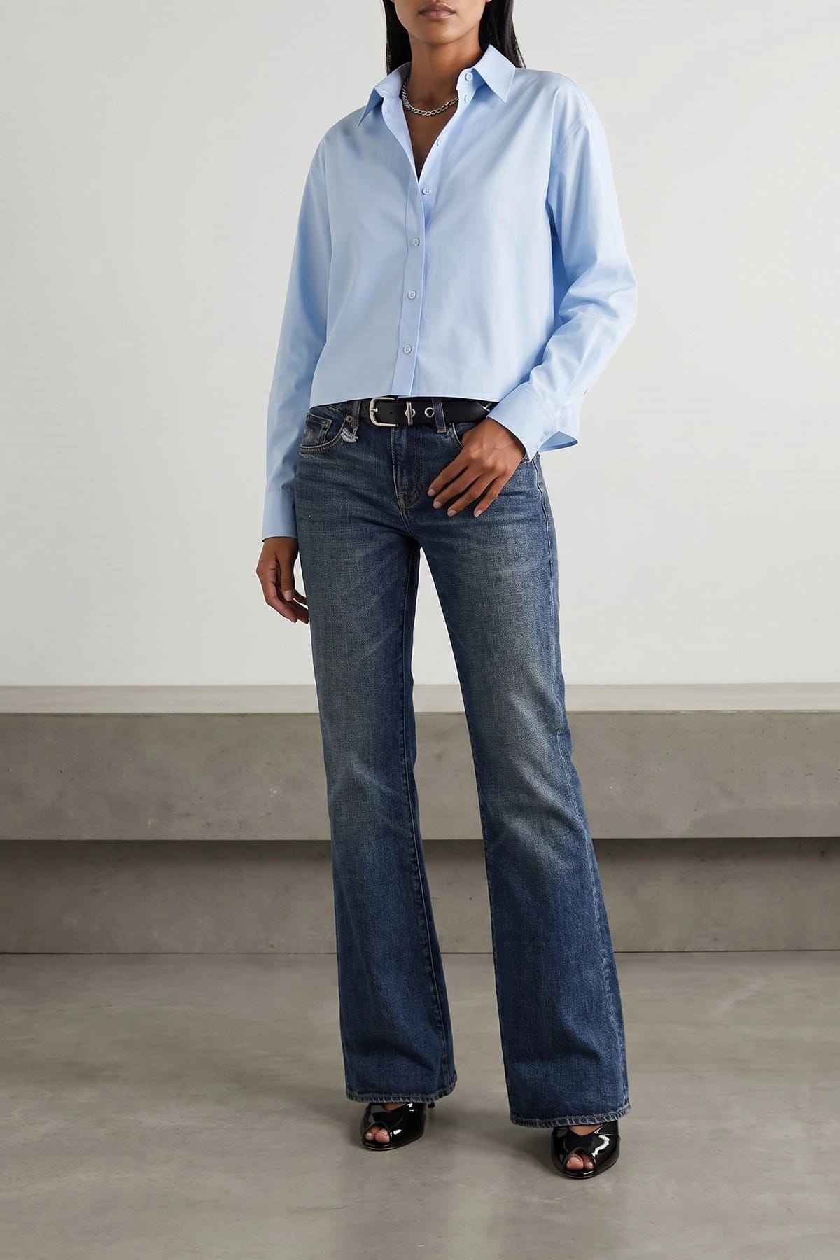 R13 Overloop Jongensuitlopende jeans - alternate view