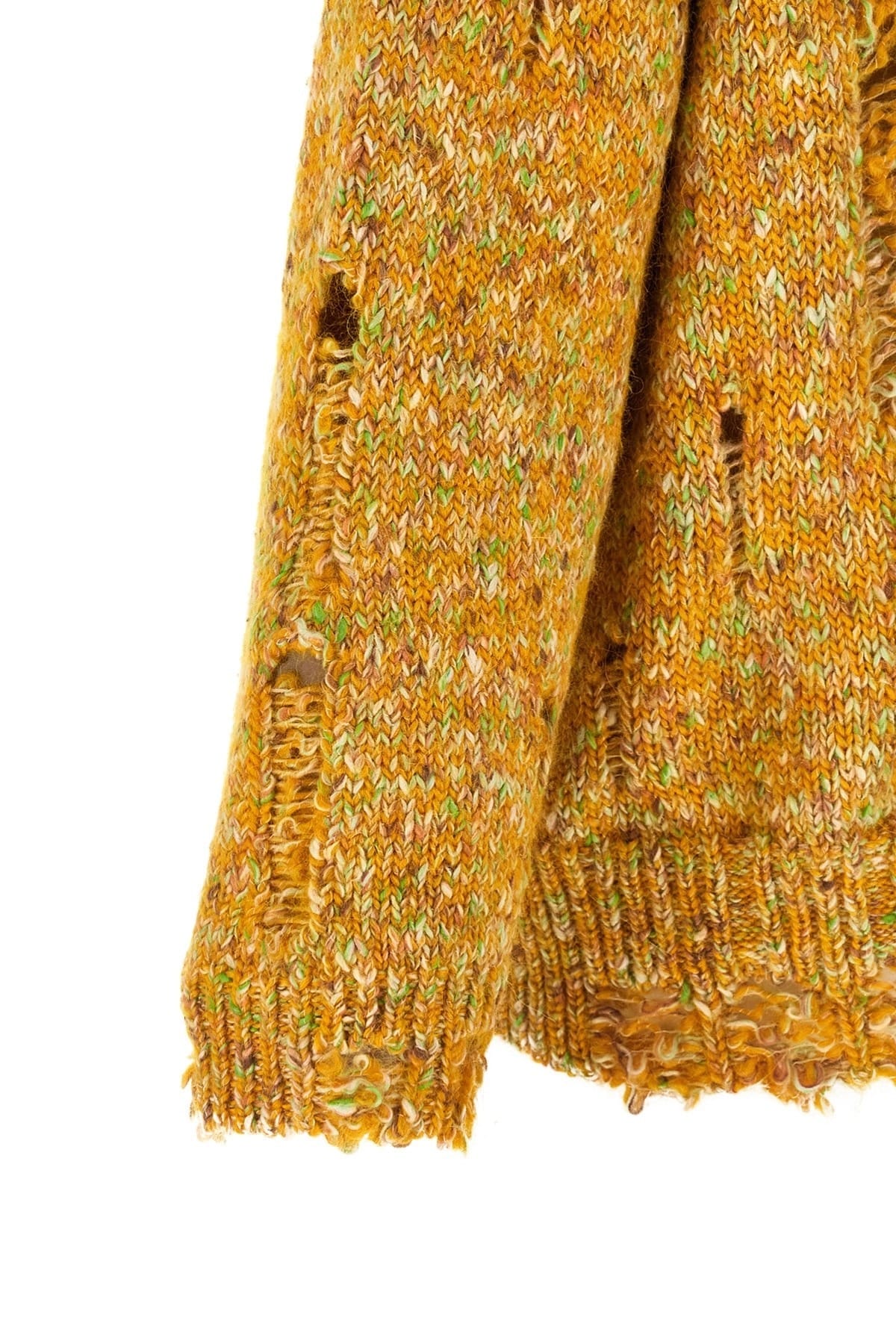 R13 R13 Torn Alpaca Blend Cardigan