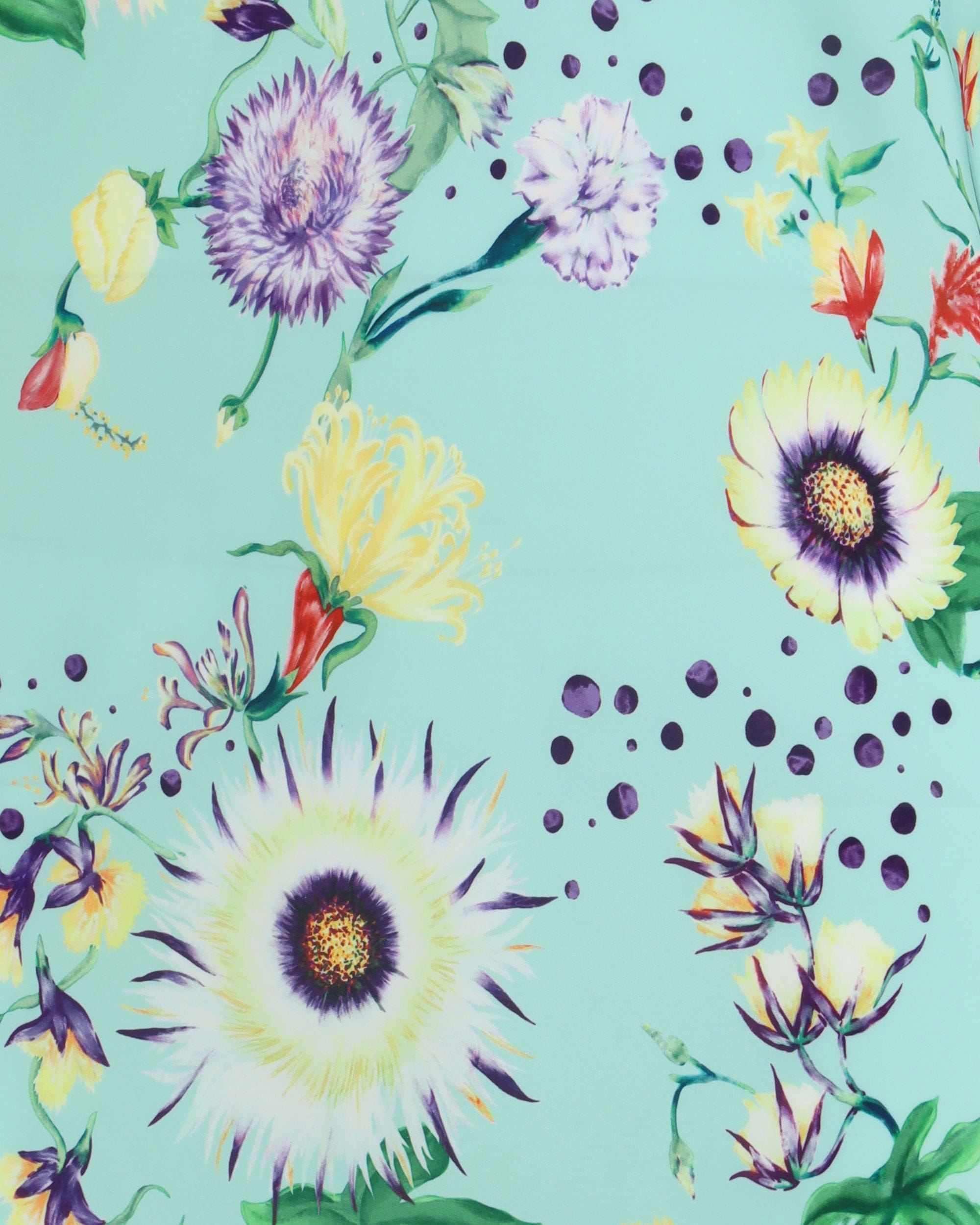 Rabanne Chain-Detail Floral Maxi Dress