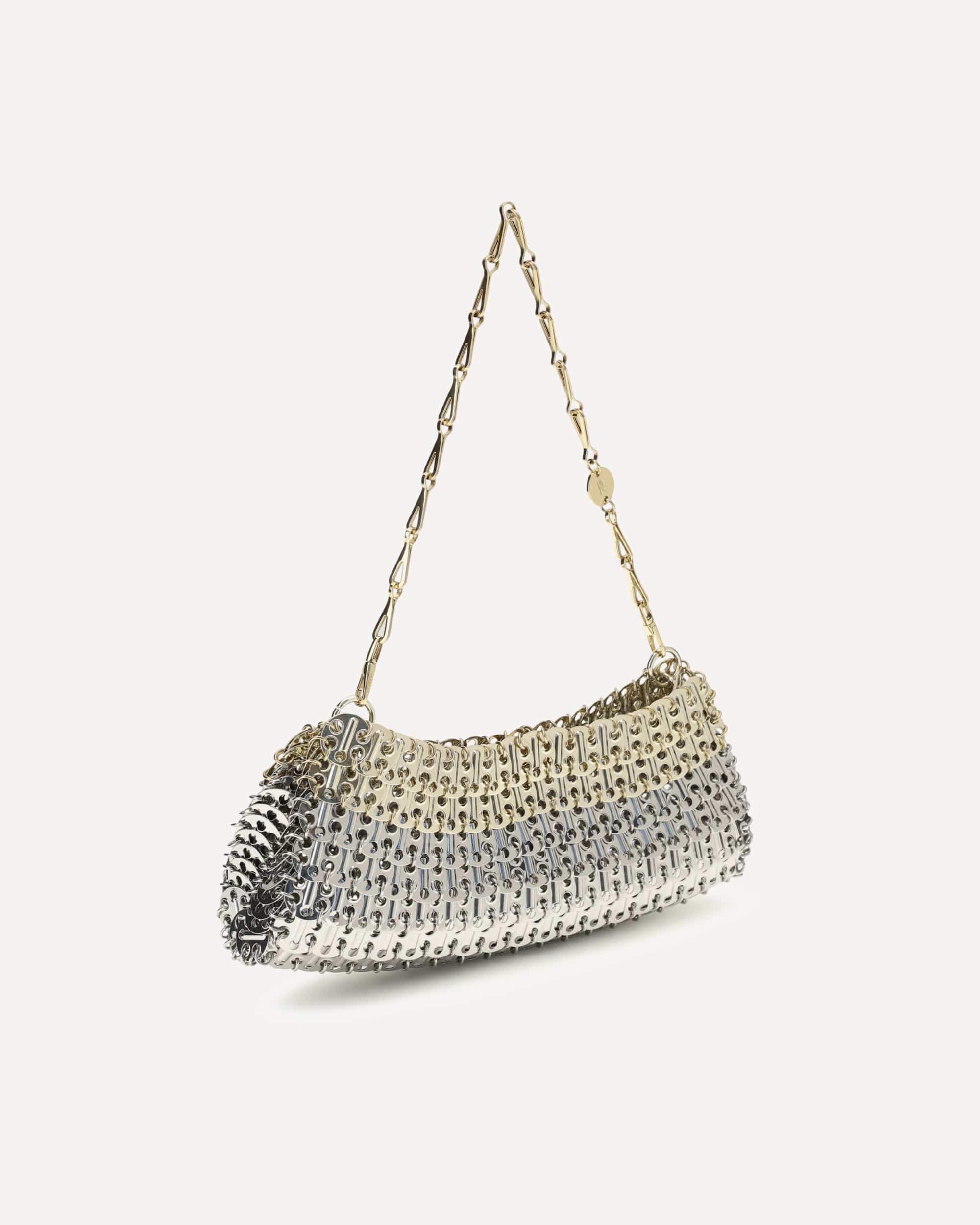 Rabanne Skyline Clutch Bi-Colour Metal Mesh - alternate view