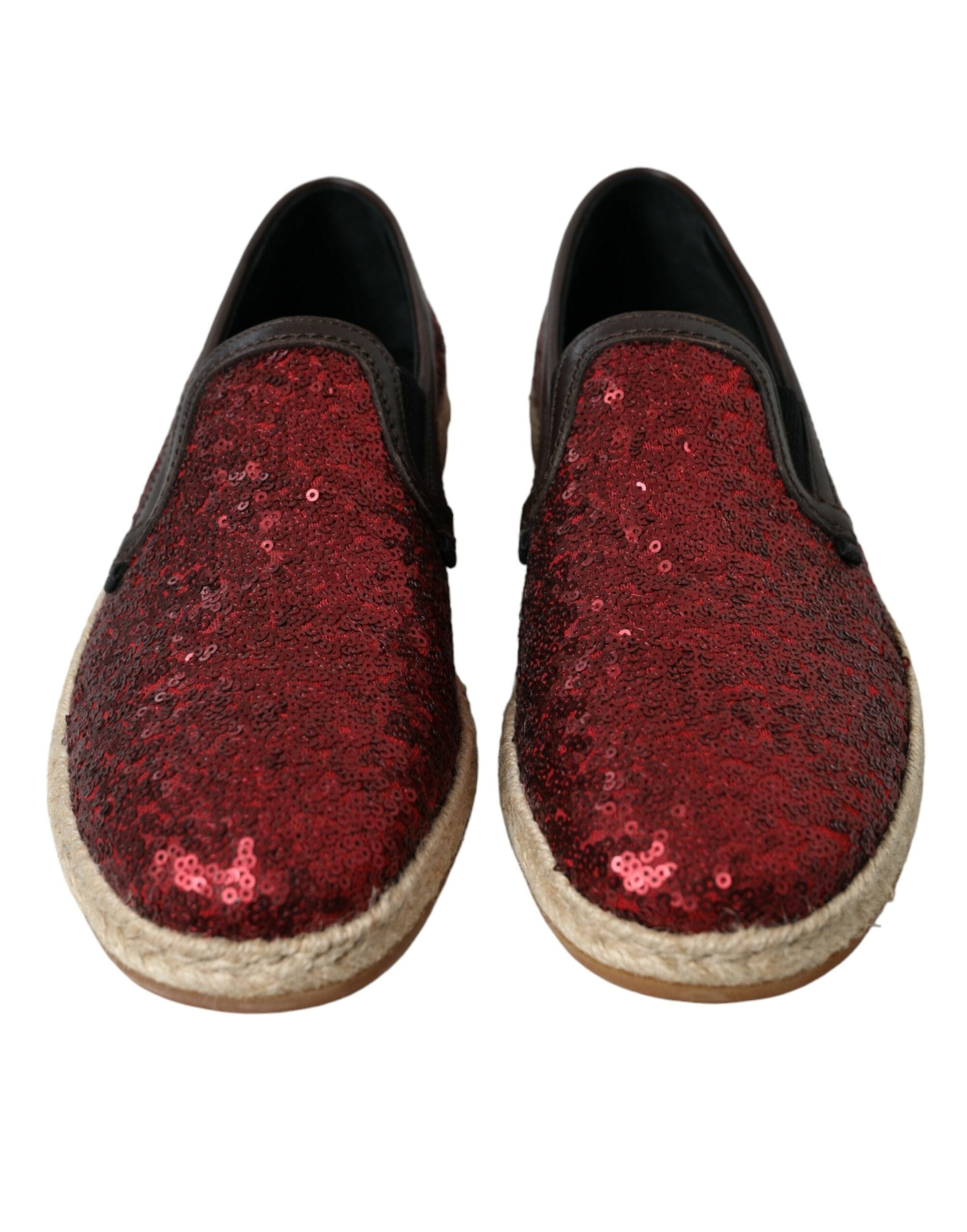 Dolce Gabbana Sequined Slip-On Loafers Sendegaro BH