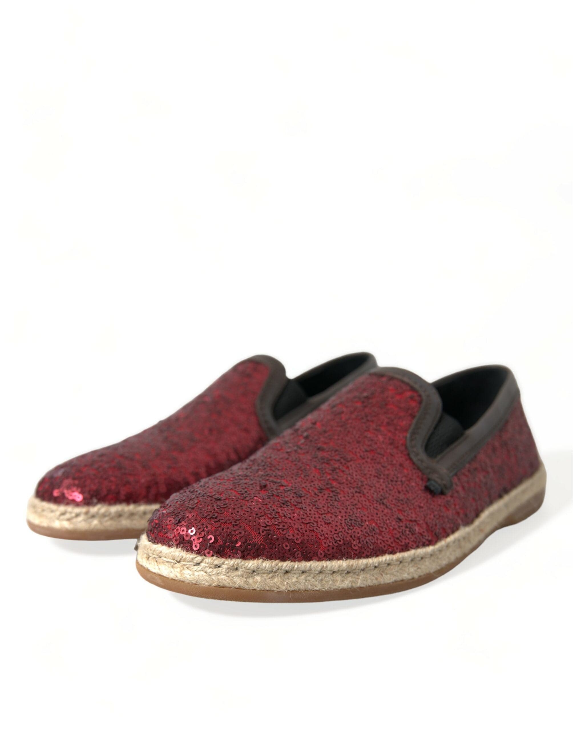 Dolce & Gabbana Sequined Slip-On Loafers | Sendegaro MX