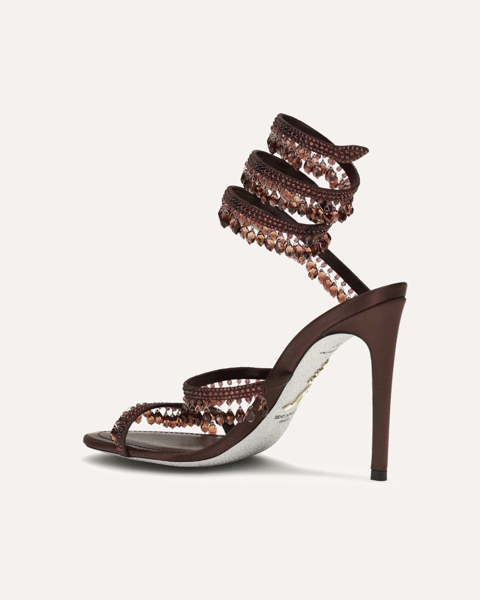 RENE CAOVILLA RENE CAOVILLA Chandelier Satin Sandals