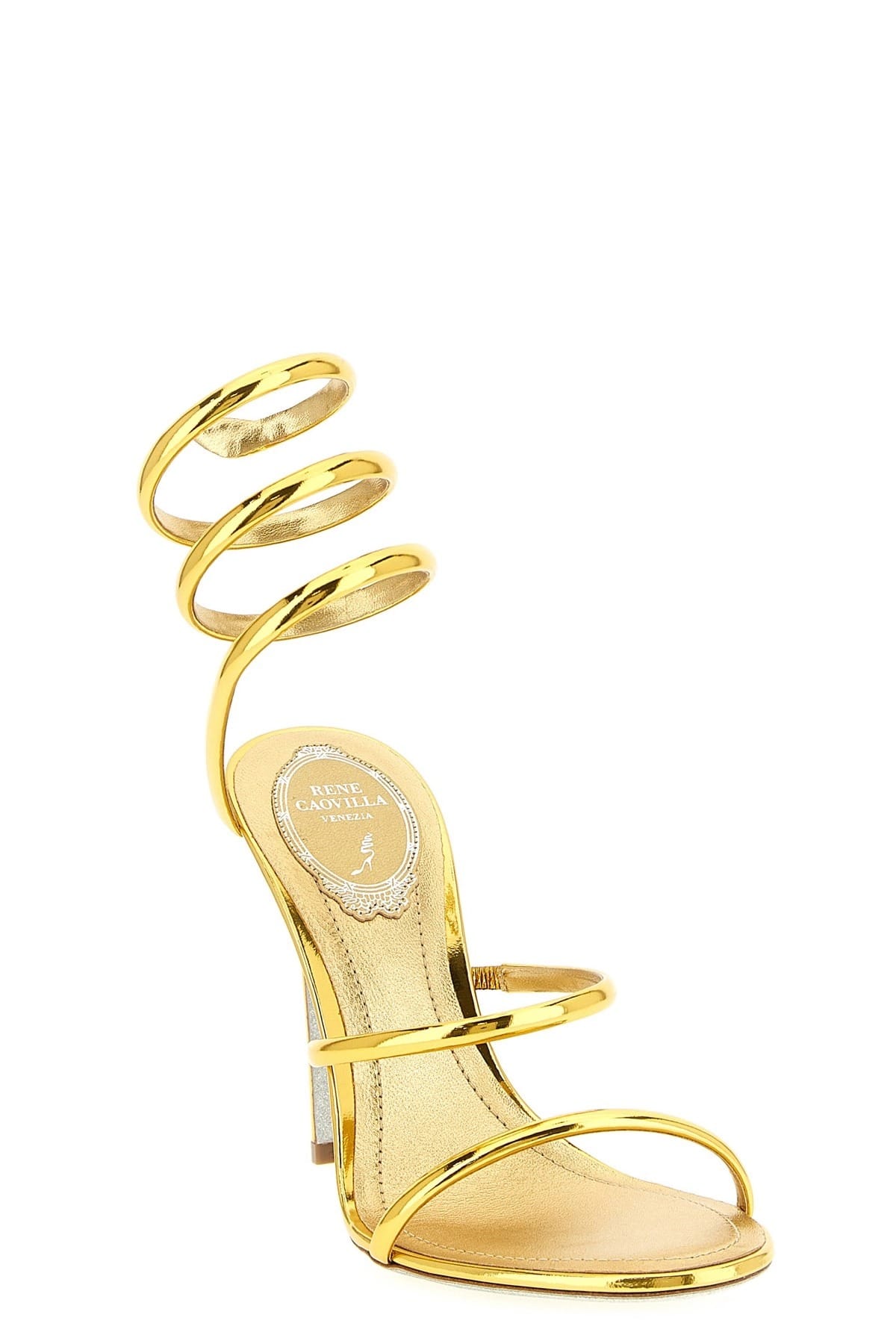 RENE CAOVILLA Cleo Metallic Sandals | Sendegaro ZA