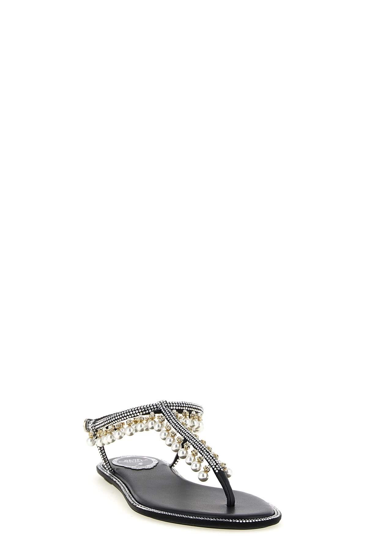 RENE CAOVILLA Diana Satin Sandals - alternate view