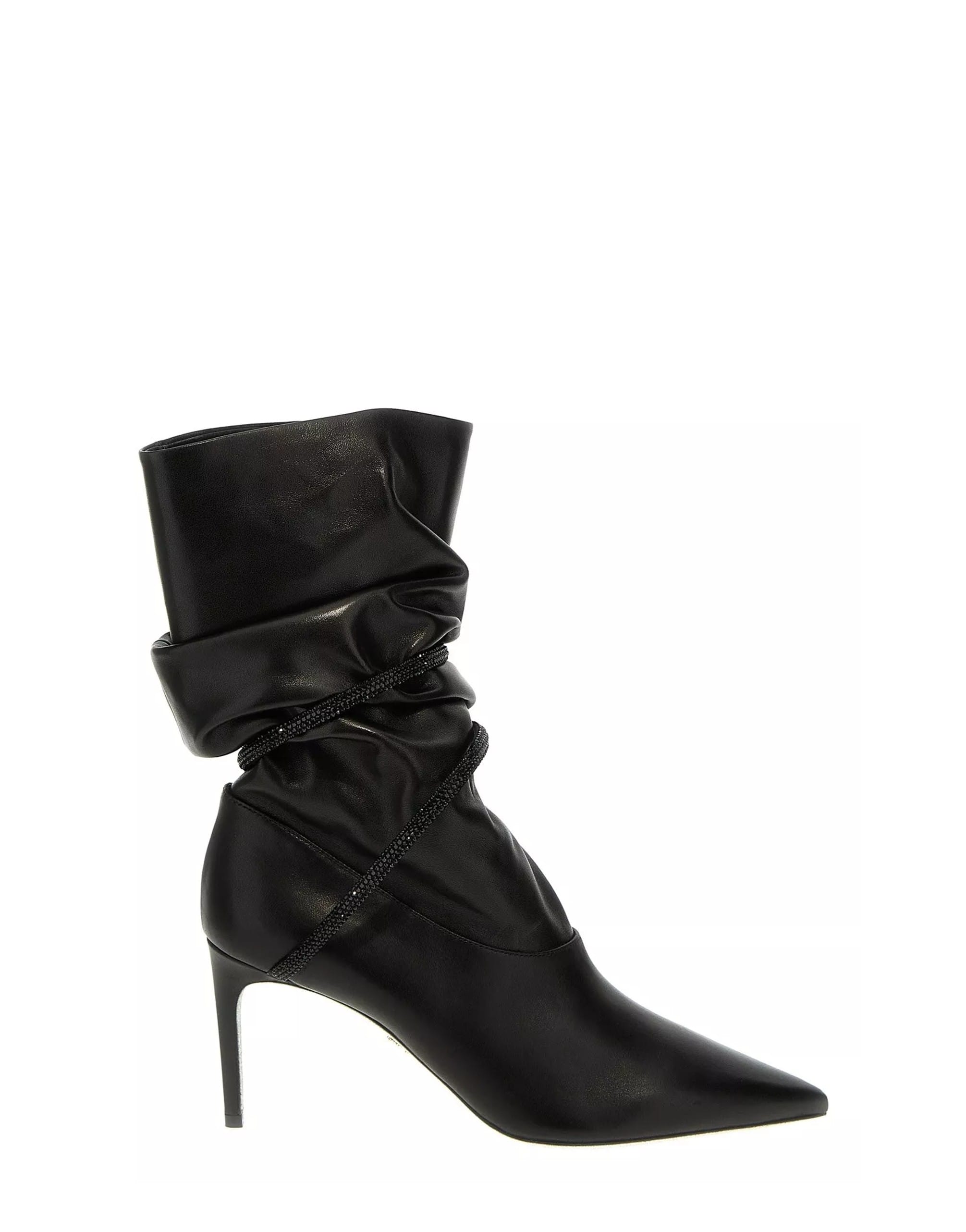 RENE CAOVILLA RENE CAOVILLA Rhinestone Nappa Ankle Boots