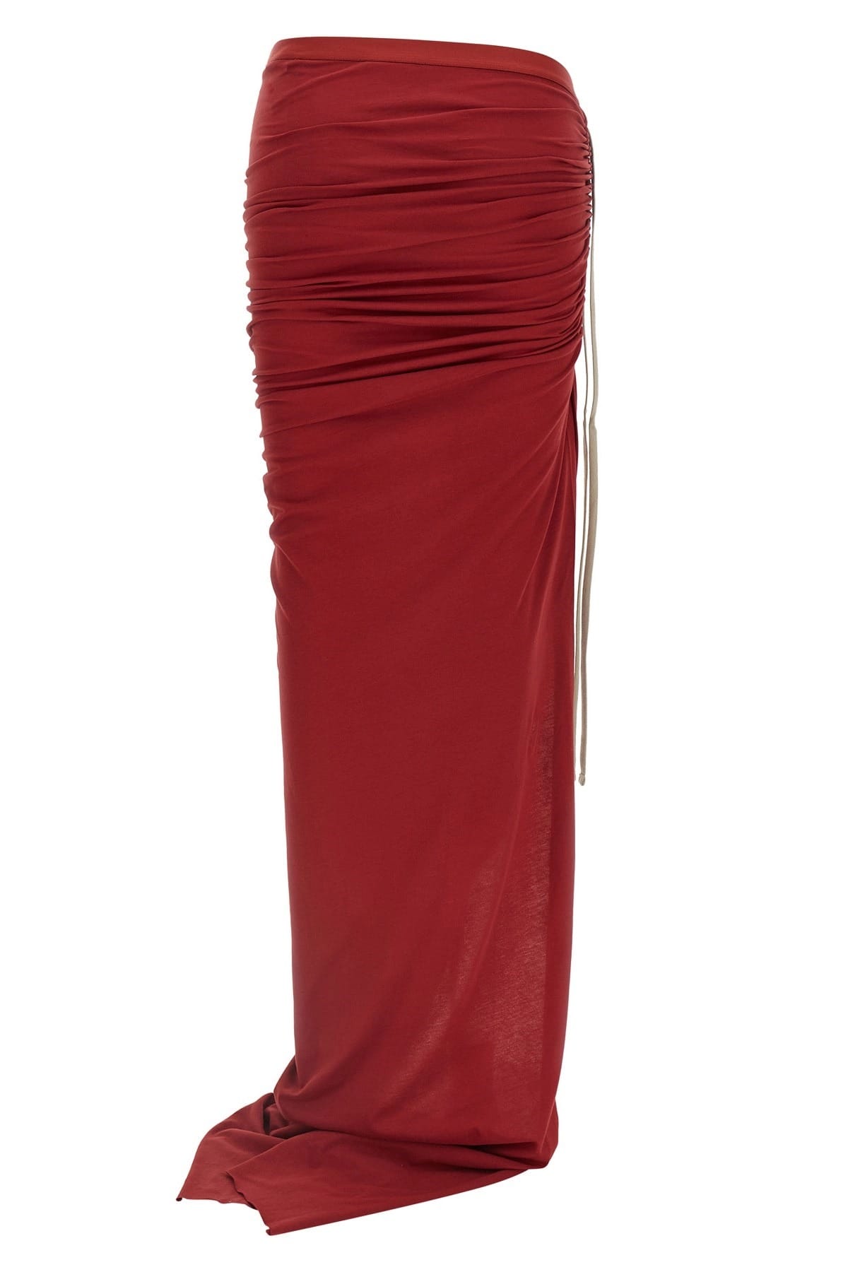 Rick Owens Rick Owens Adjustable Cotton Jersey Skirt