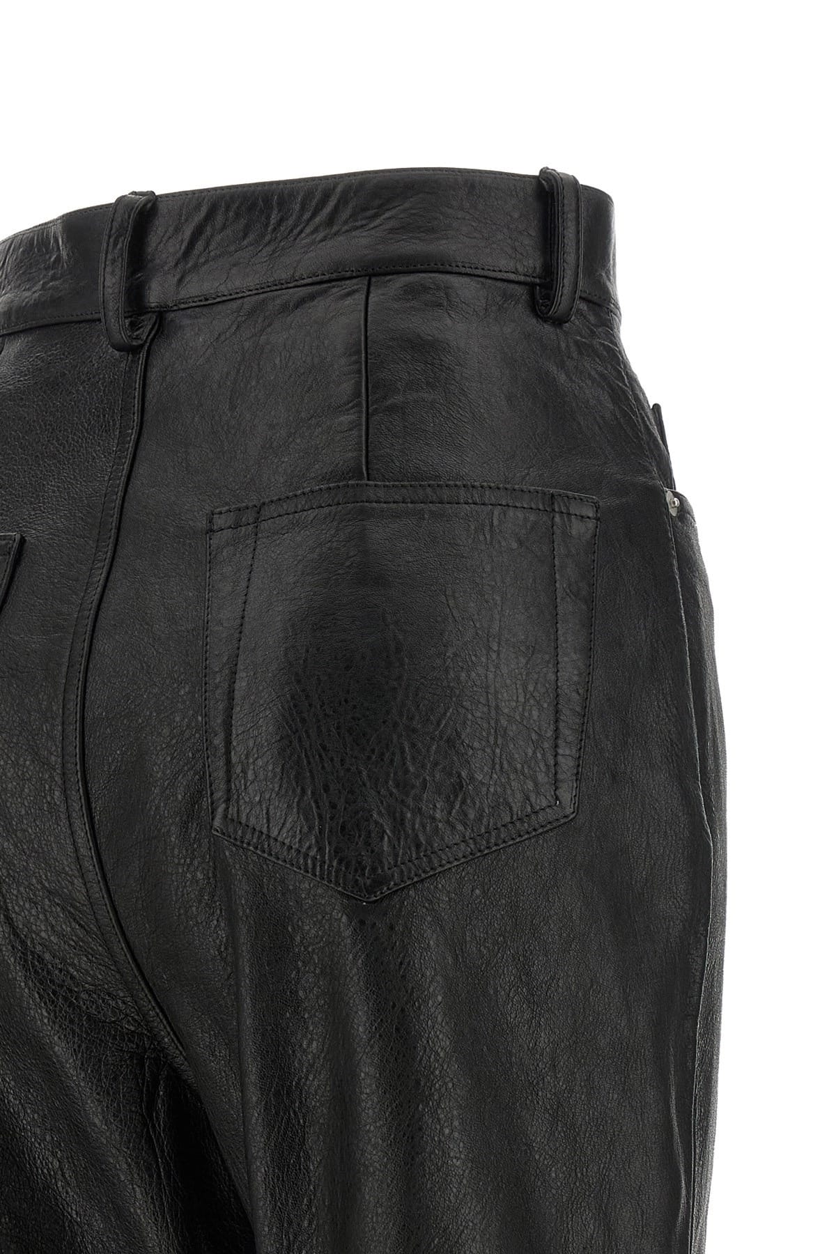 Rick Owens Rick Owens Bolan Bootcut Leather Pants