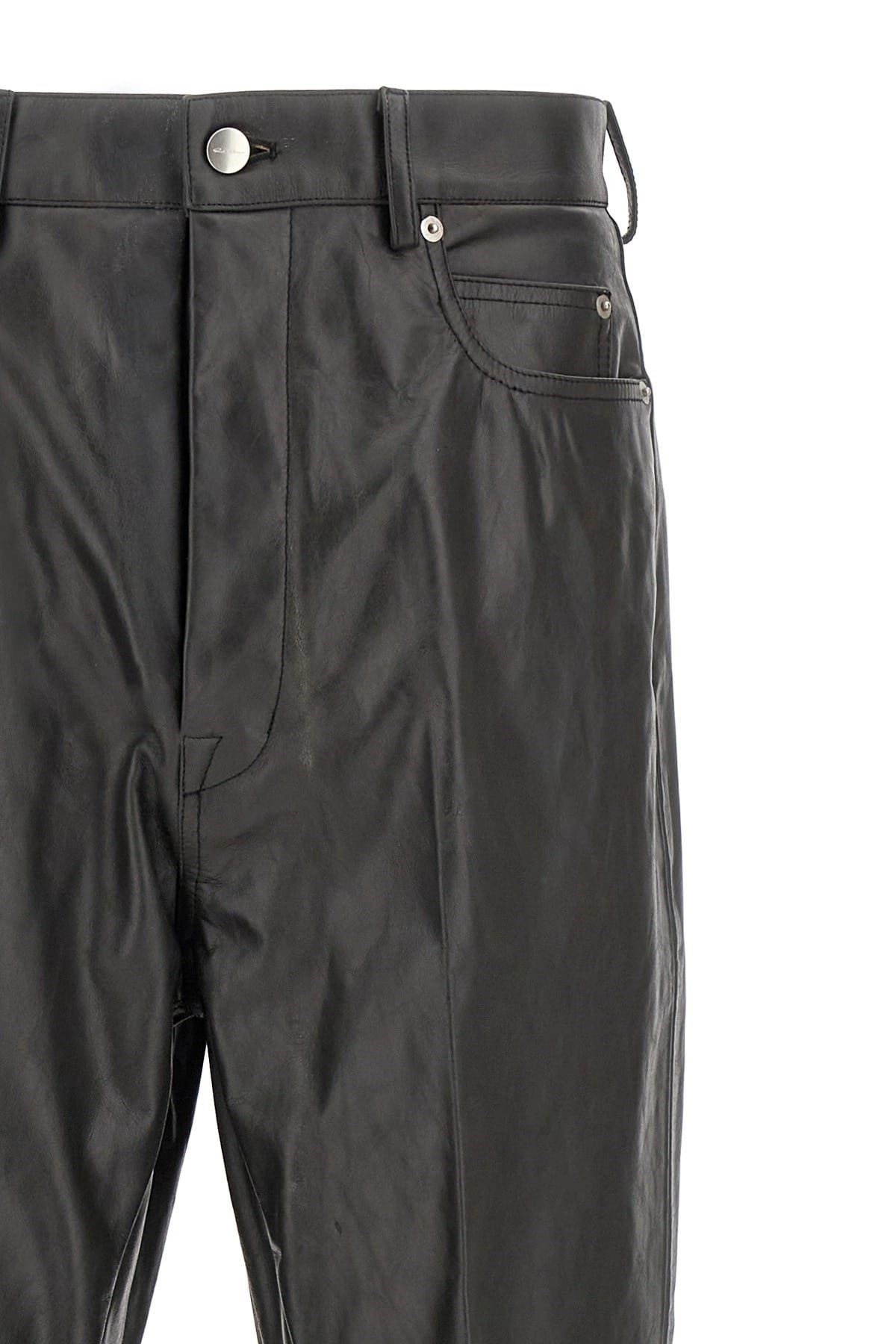 Rick Owens Rick Owens Bolan Cargo Leather Pants