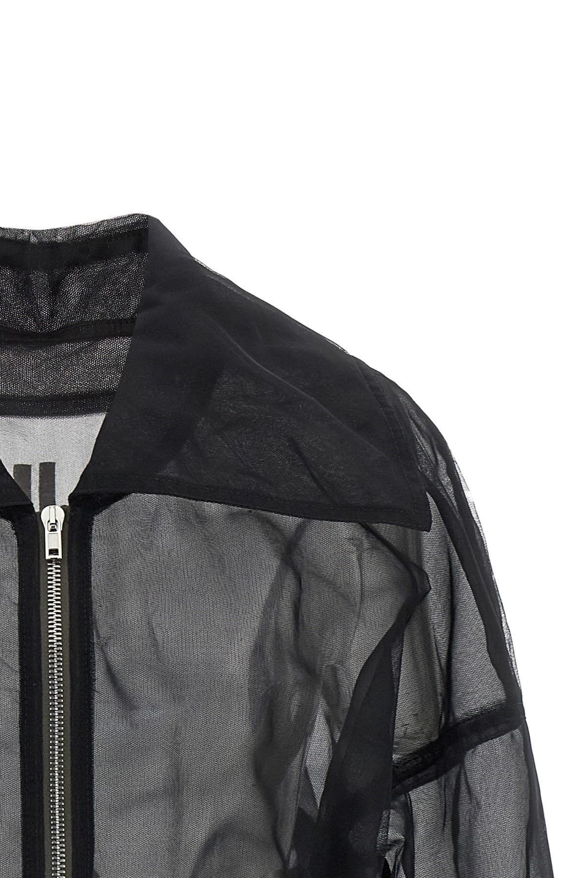 Rick Owens Rick Owens Dracucollar Cropped Bomber Jacket