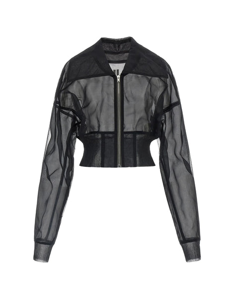 Rick Owens Dracucollar Cropped Bomber Jacket | Sendegaro CH