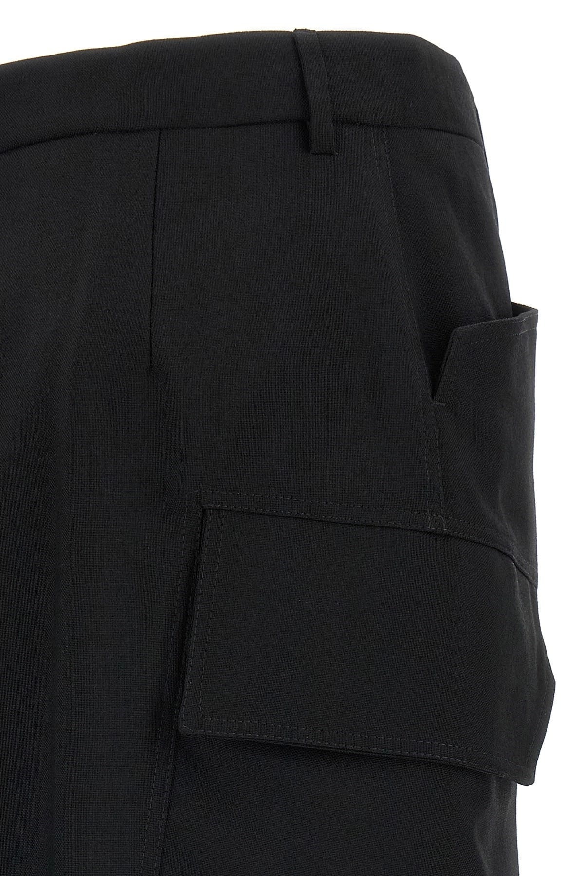 Rick Owens Rick Owens Firebanks Wool Midi Skirt
