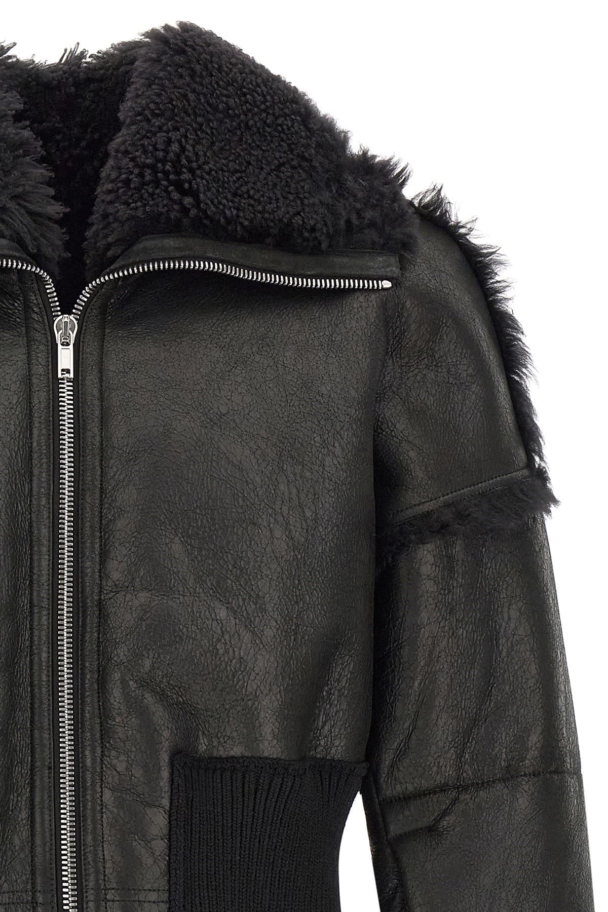 Rick Owens Rick Owens Flight Jkt Cropped Bomber Jacket