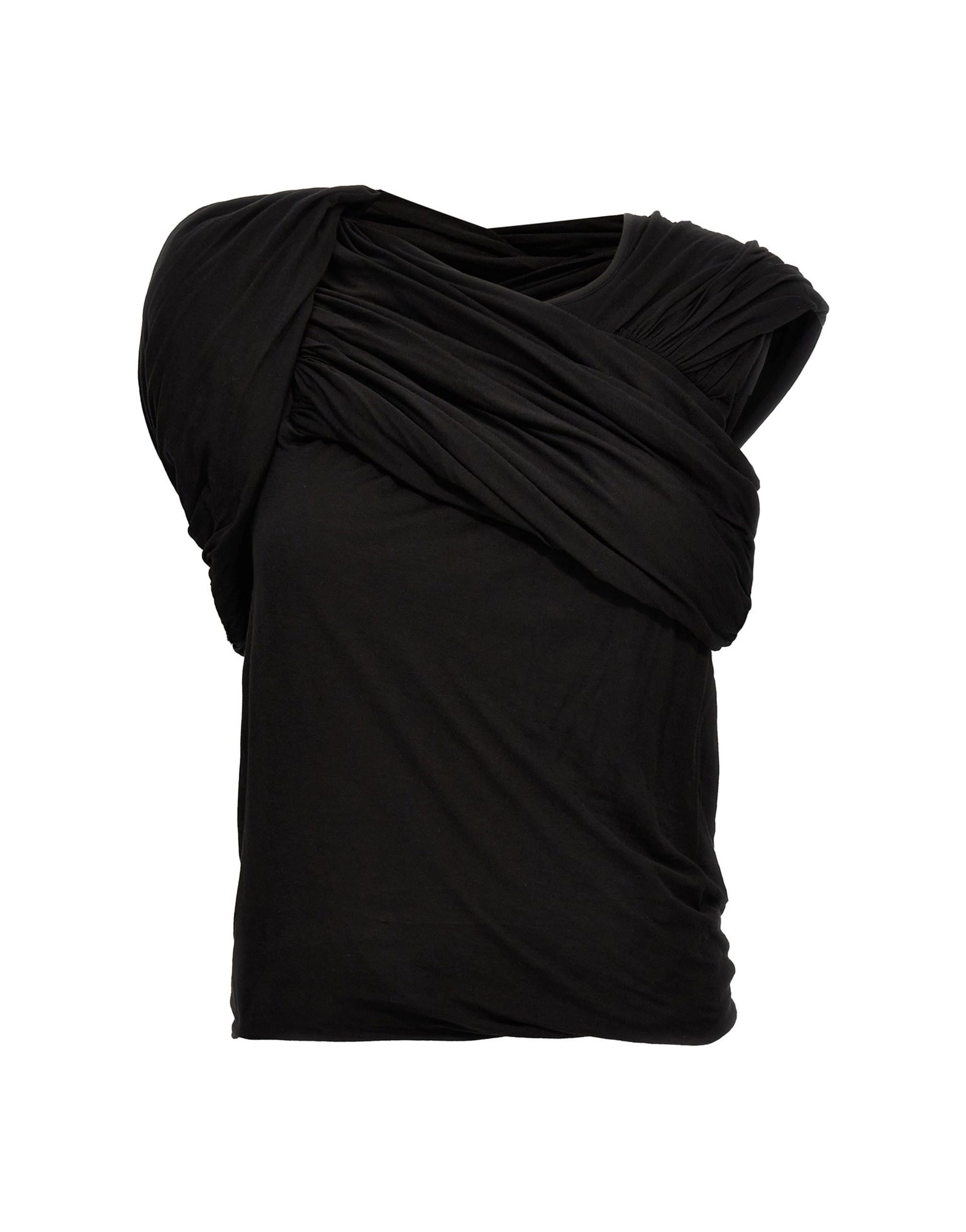 Топ Rick Owens без рукавов с портупеей