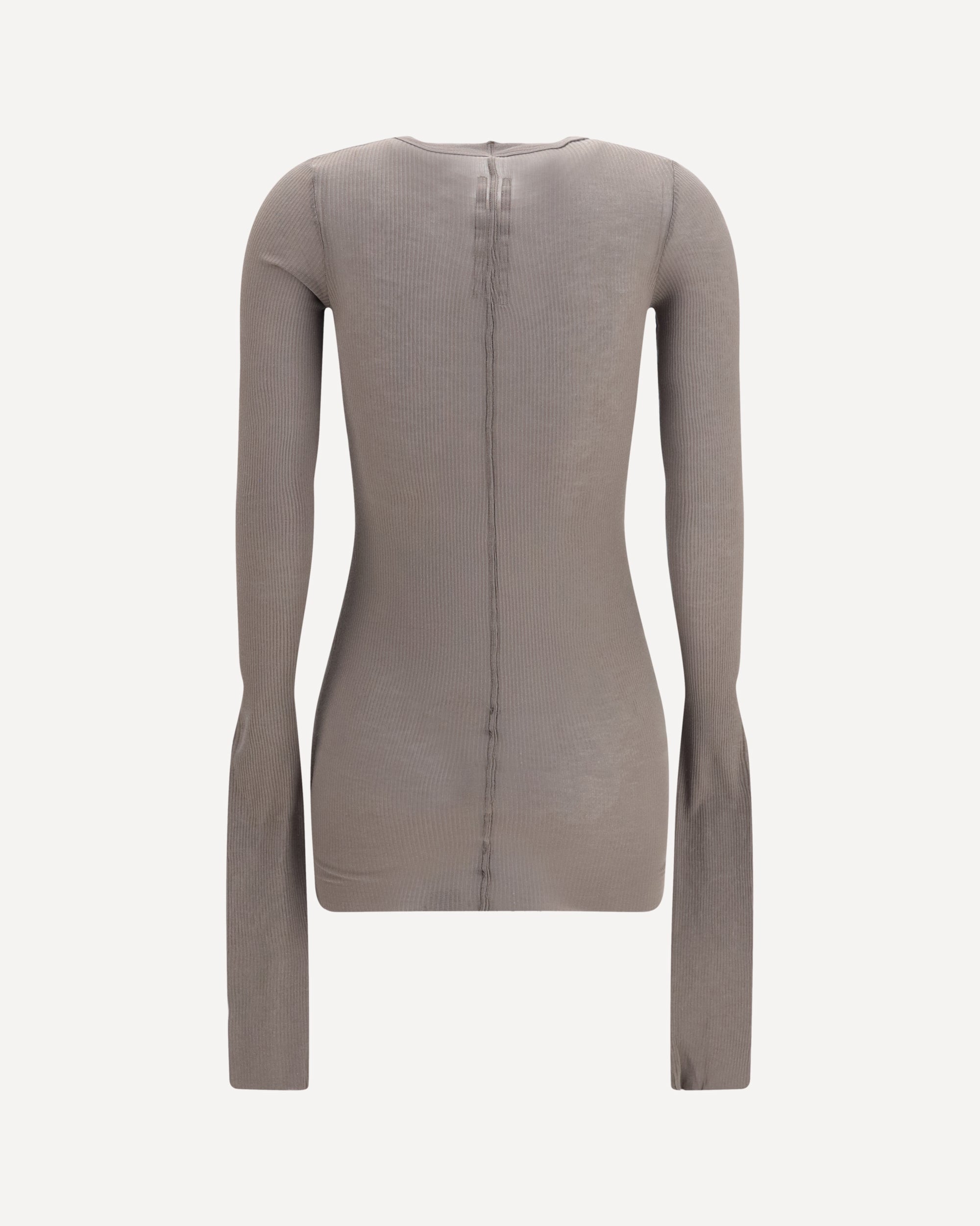 Rick Owens Long-Sleeve Ribbed Top - alternate view