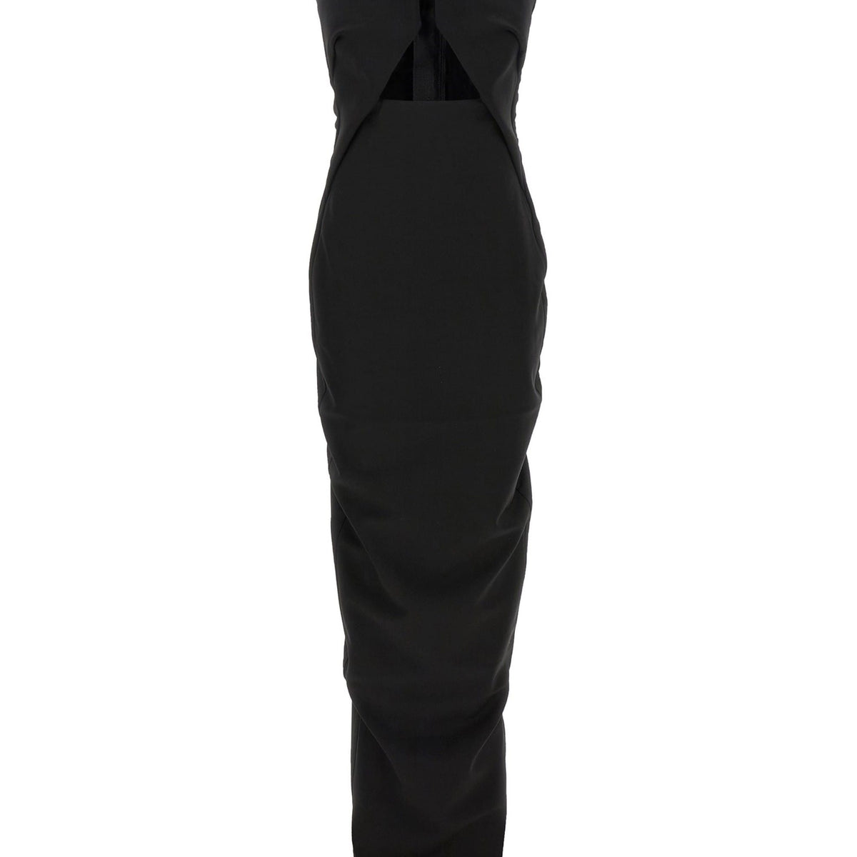 rick owens black dress Rick Owens Prong Gown Dress