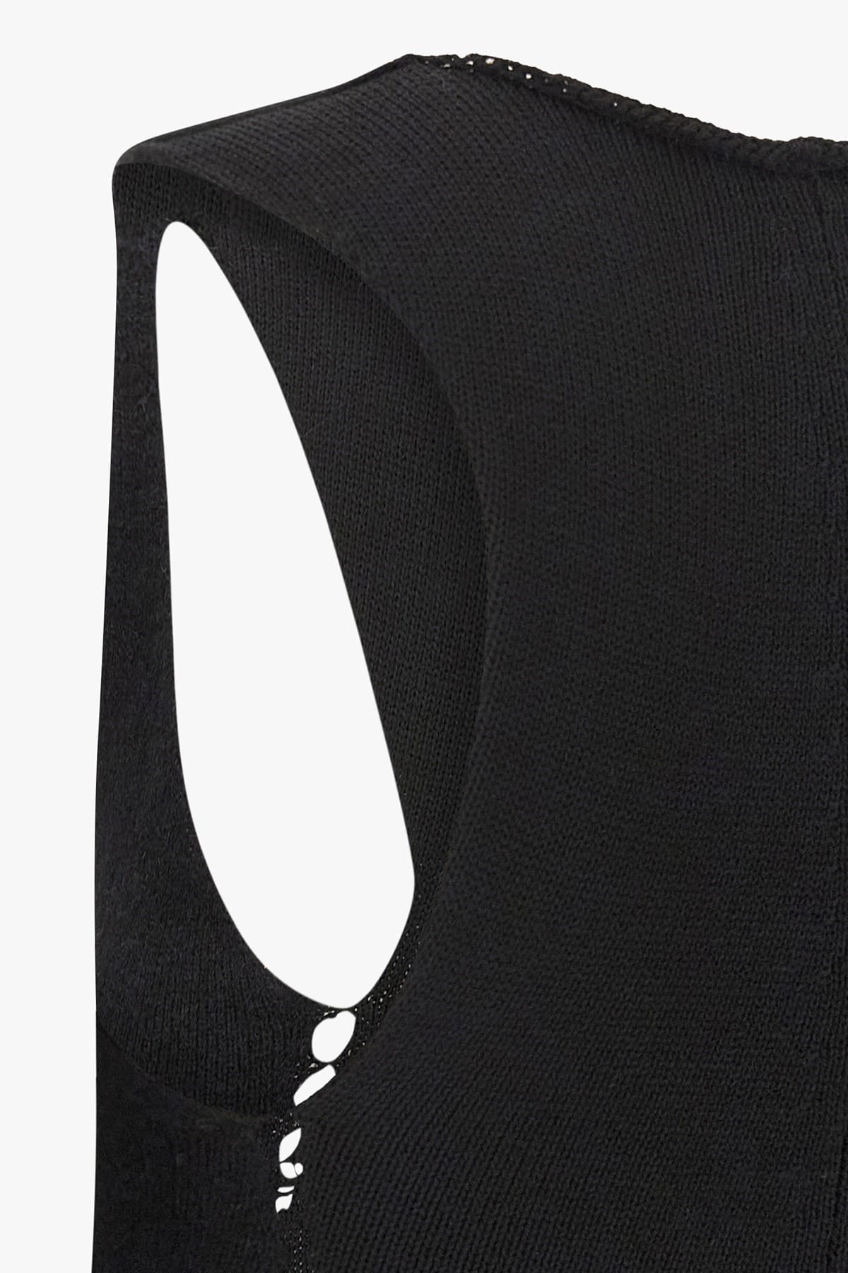 Rick Owens Rick Owens Tanja Wool Cut-Out Top