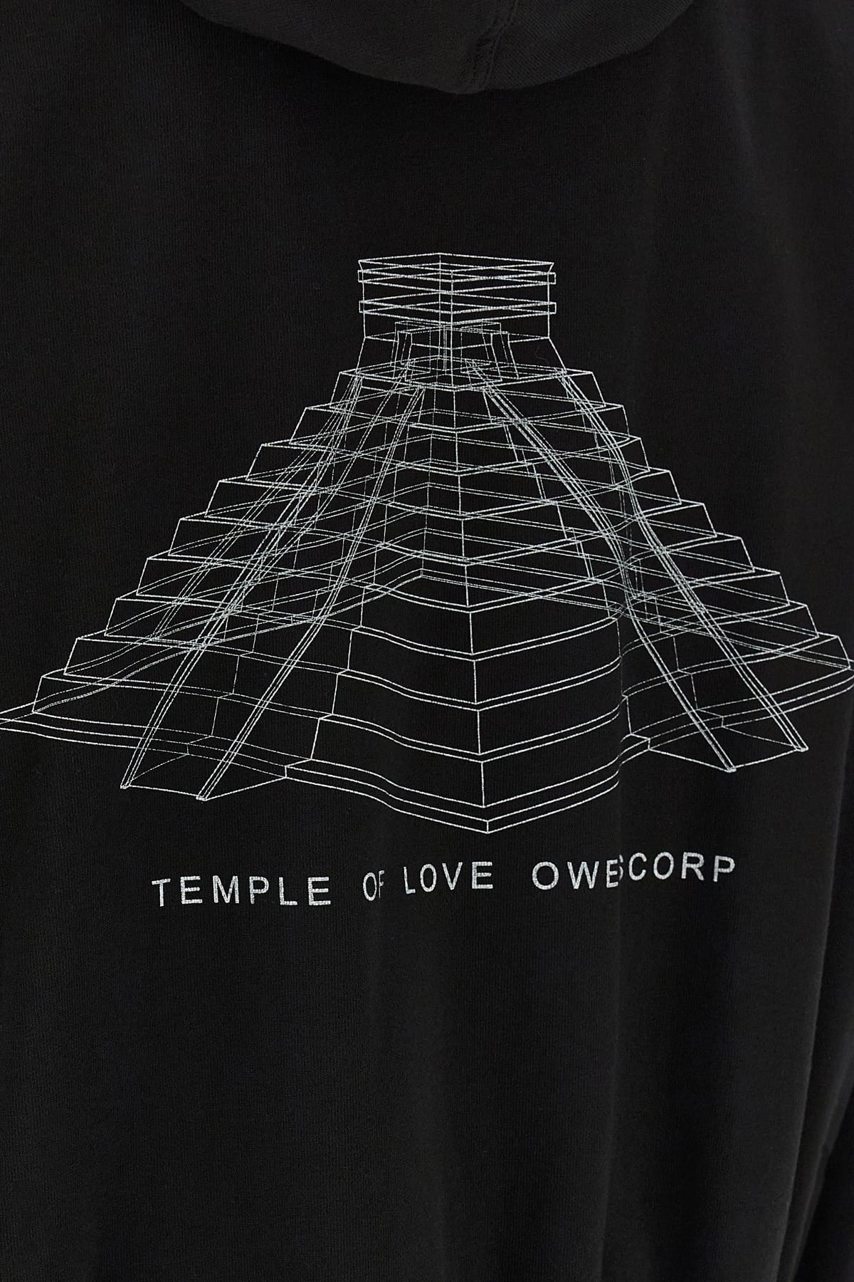 Rick Owens Rick Owens Temple Of Love Owenscorp Temp Hoodie