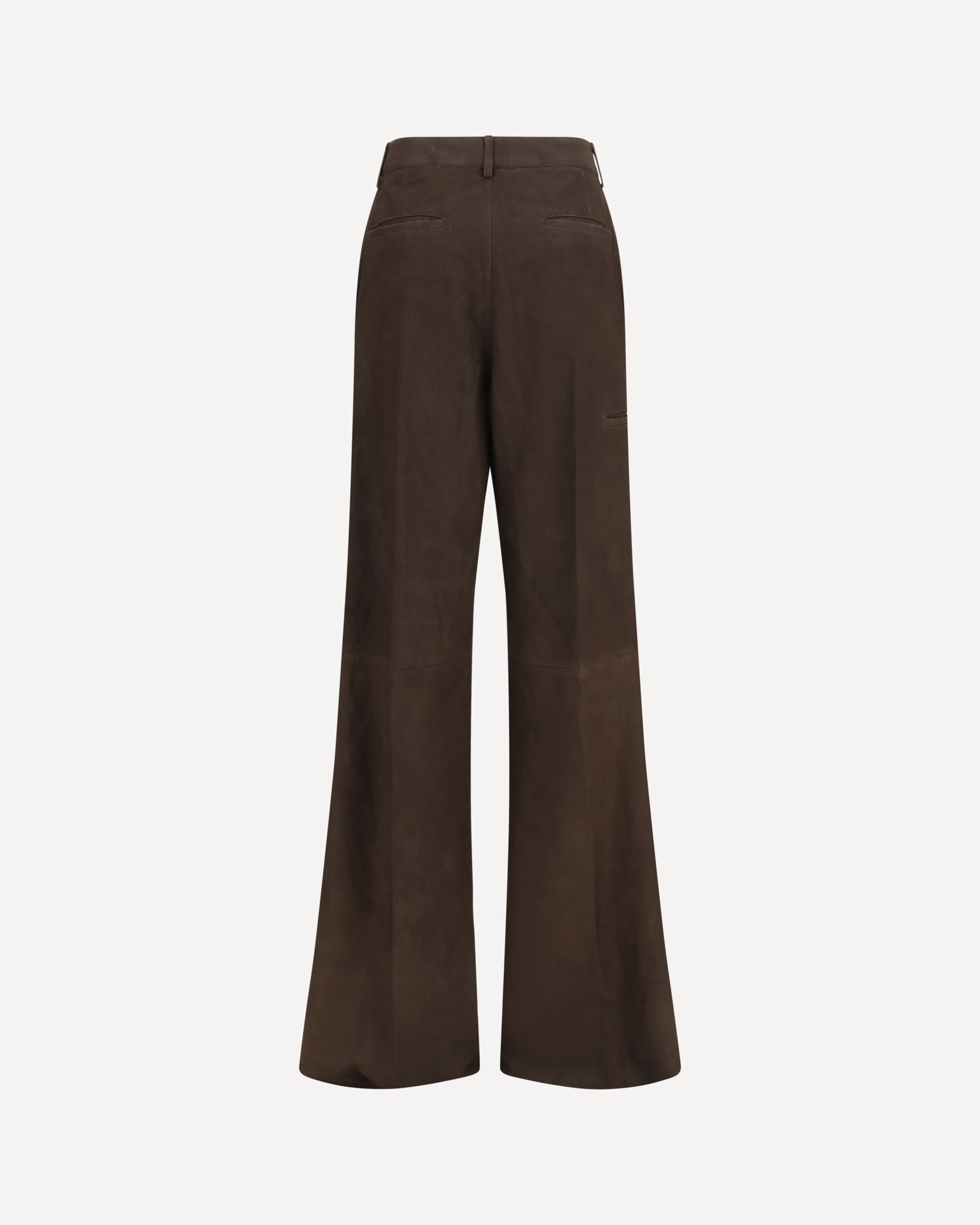 Rick Owens Wide-Leg Suede Pants - alternate view