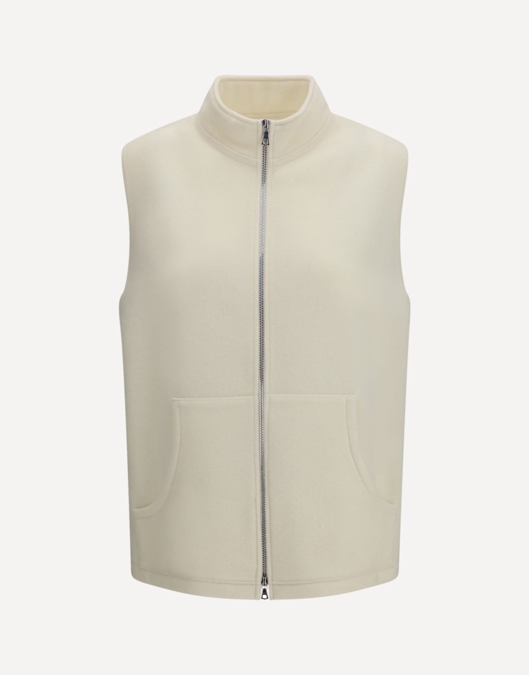 RIER Virgin Wool Stand-Up Collar Vest