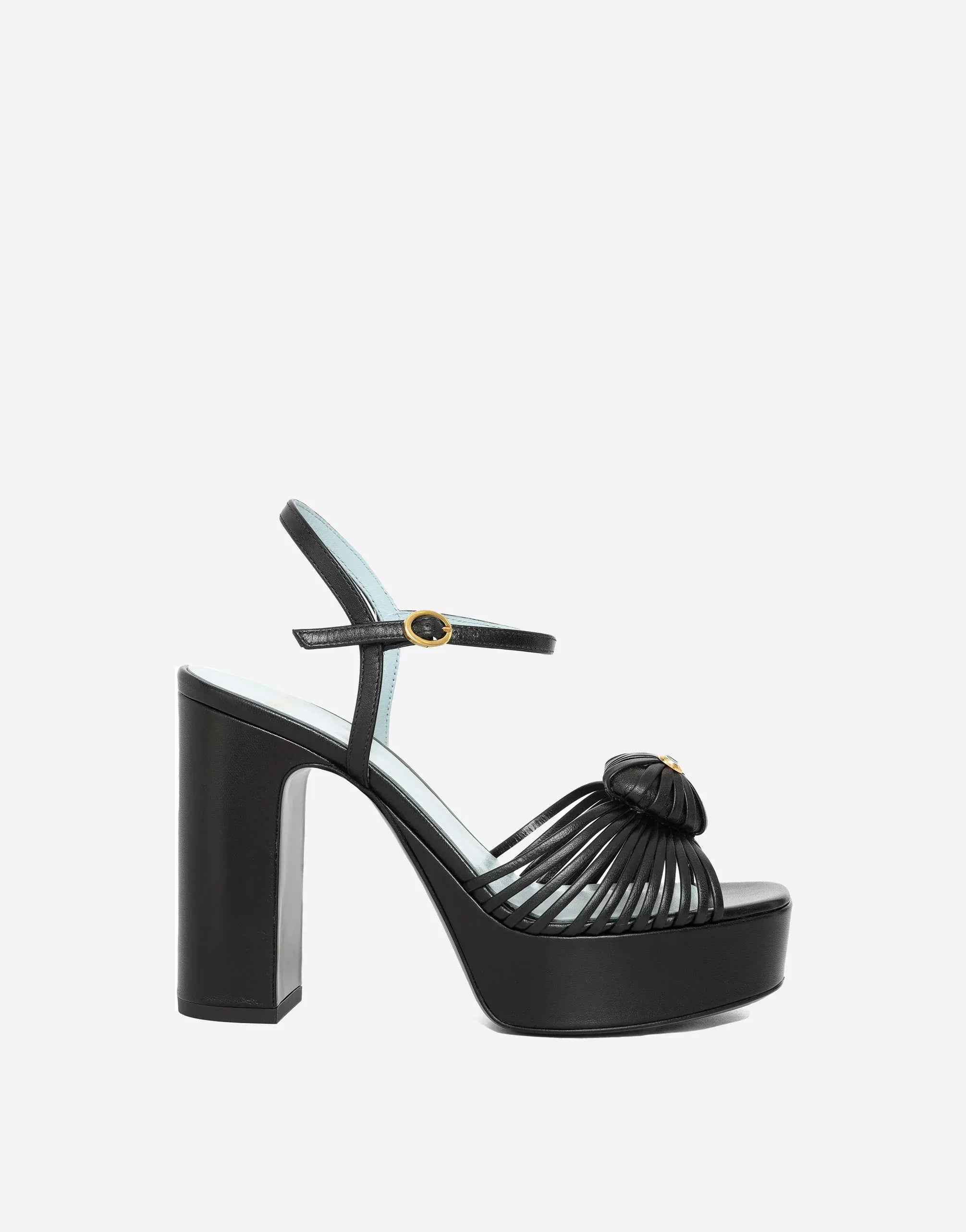 Valentino Garavani Royal VLogo 115 Leather Platform Sandals