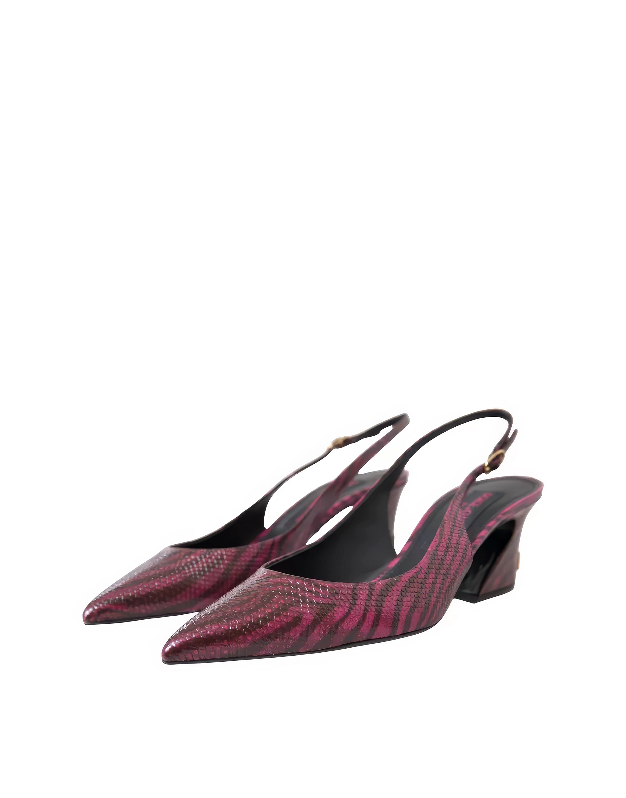 Zebra Print Slingbacks