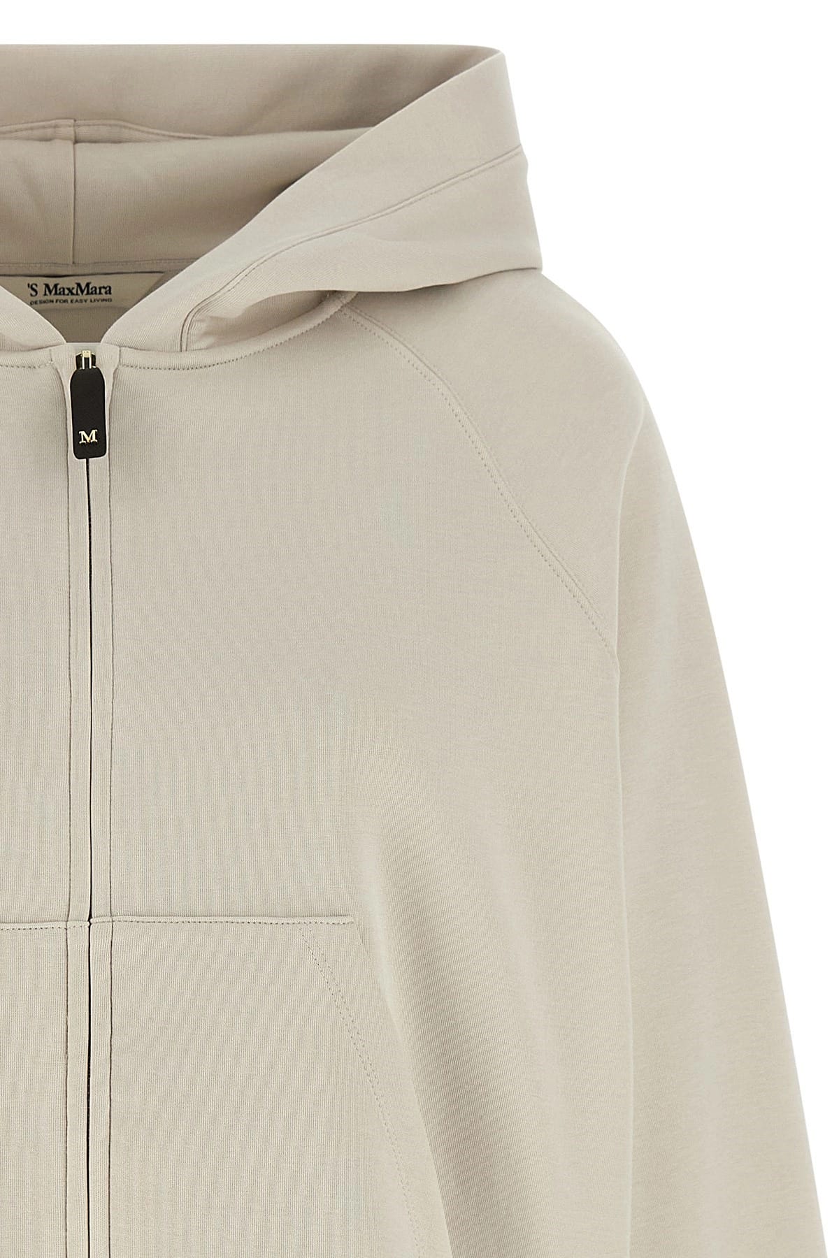 'S Max Mara Cotton Blend Zip Hoodie