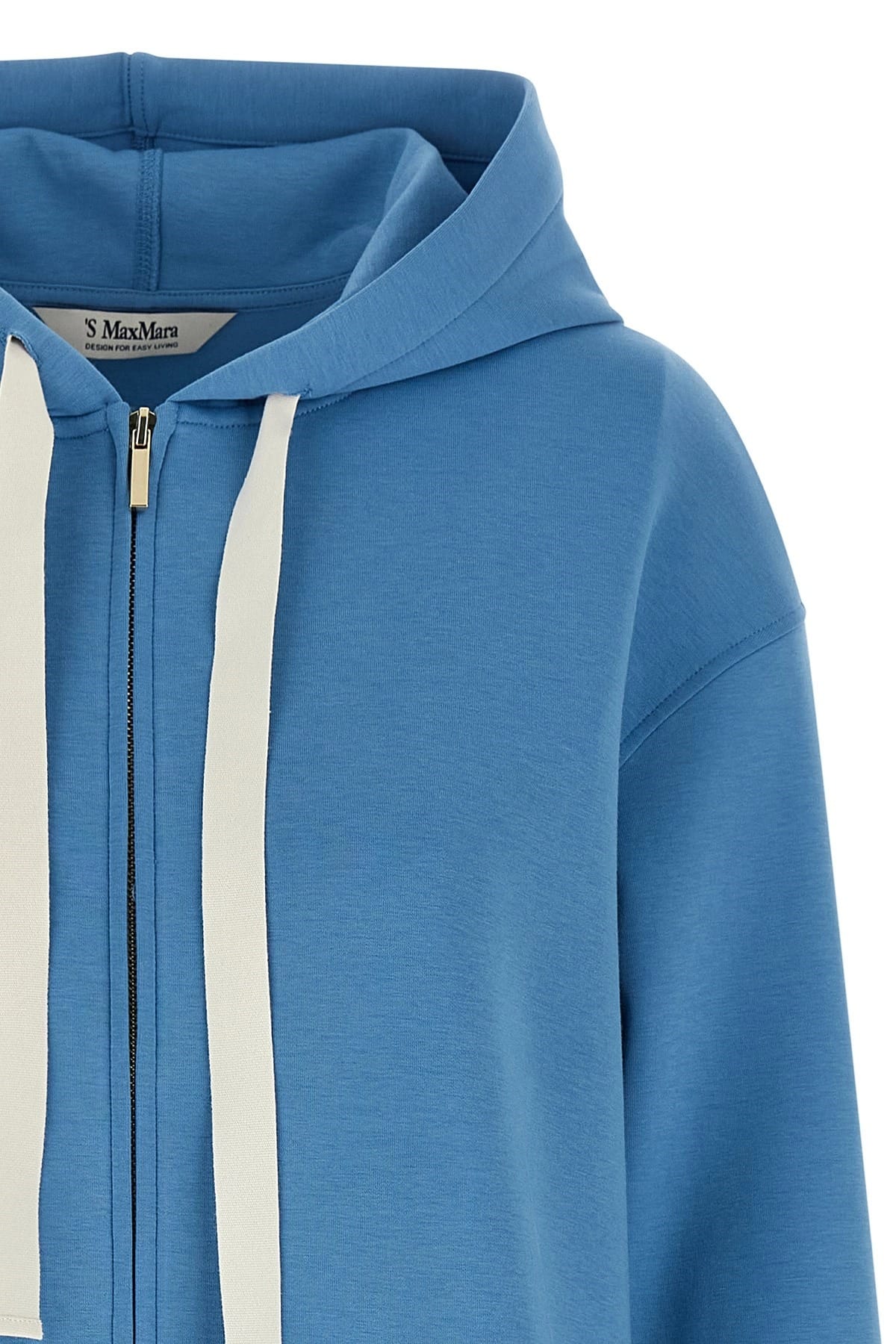 'S Max Mara 'S Max Mara Embroidered Back Zip Hoodie