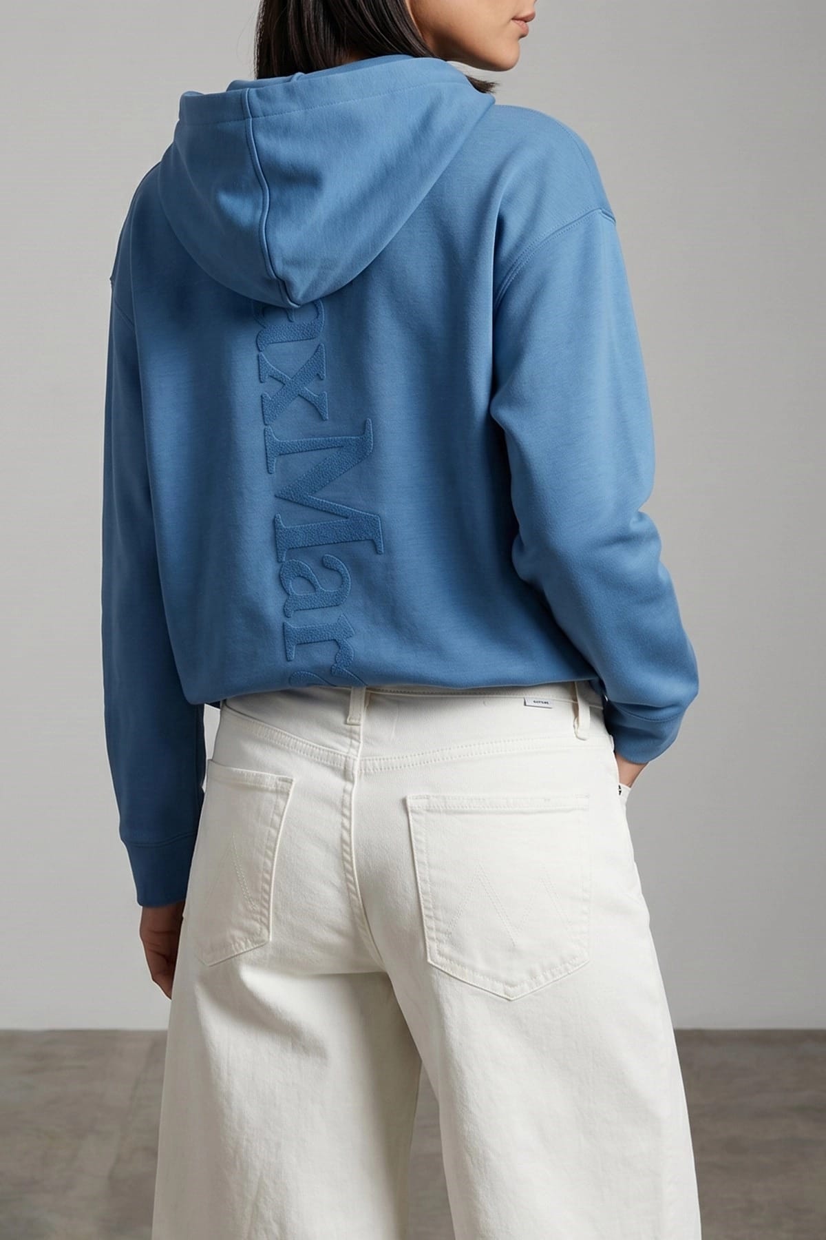 'S Max Mara Embroidered Back Zip Hoodie - alternate view