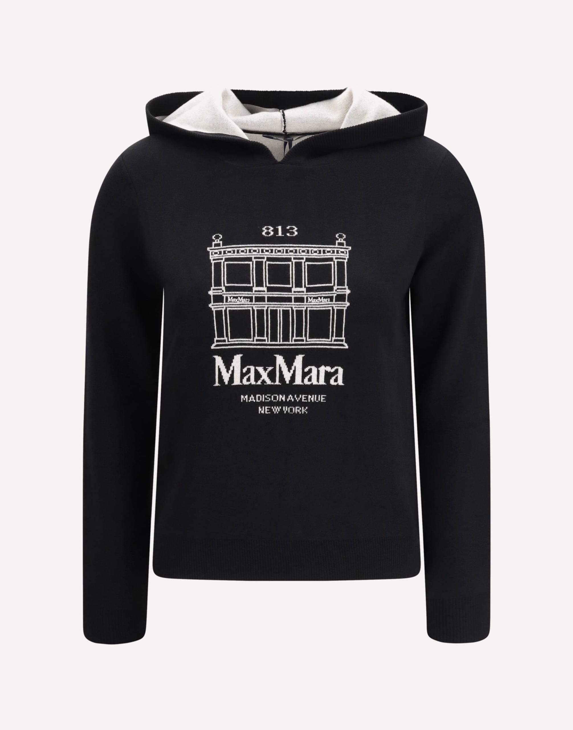 'S Max Mara 'S Max Mara Hoodie With Central Graphic