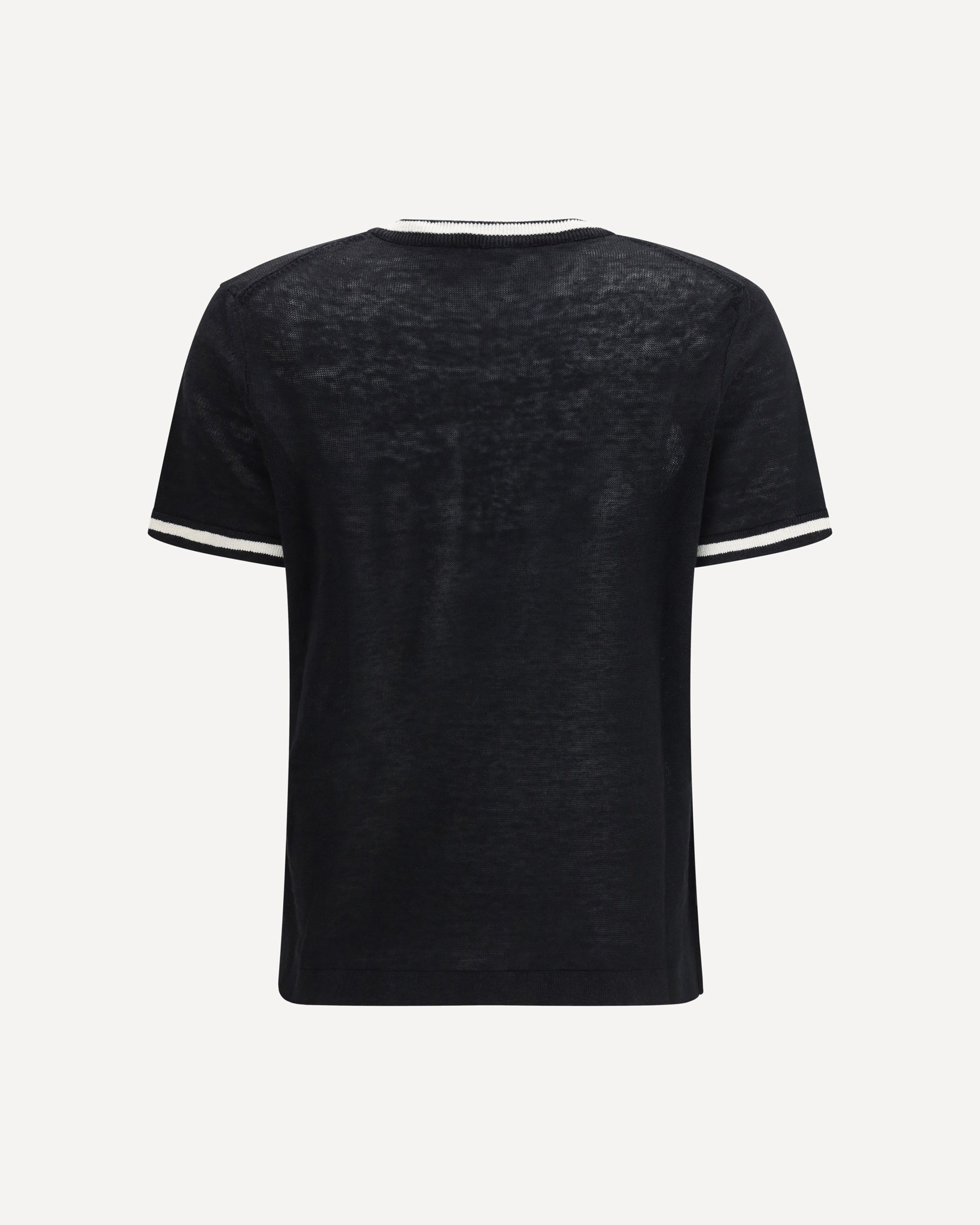 'S Max Mara Linen Knit Intarsia T-Shirt - alternate view