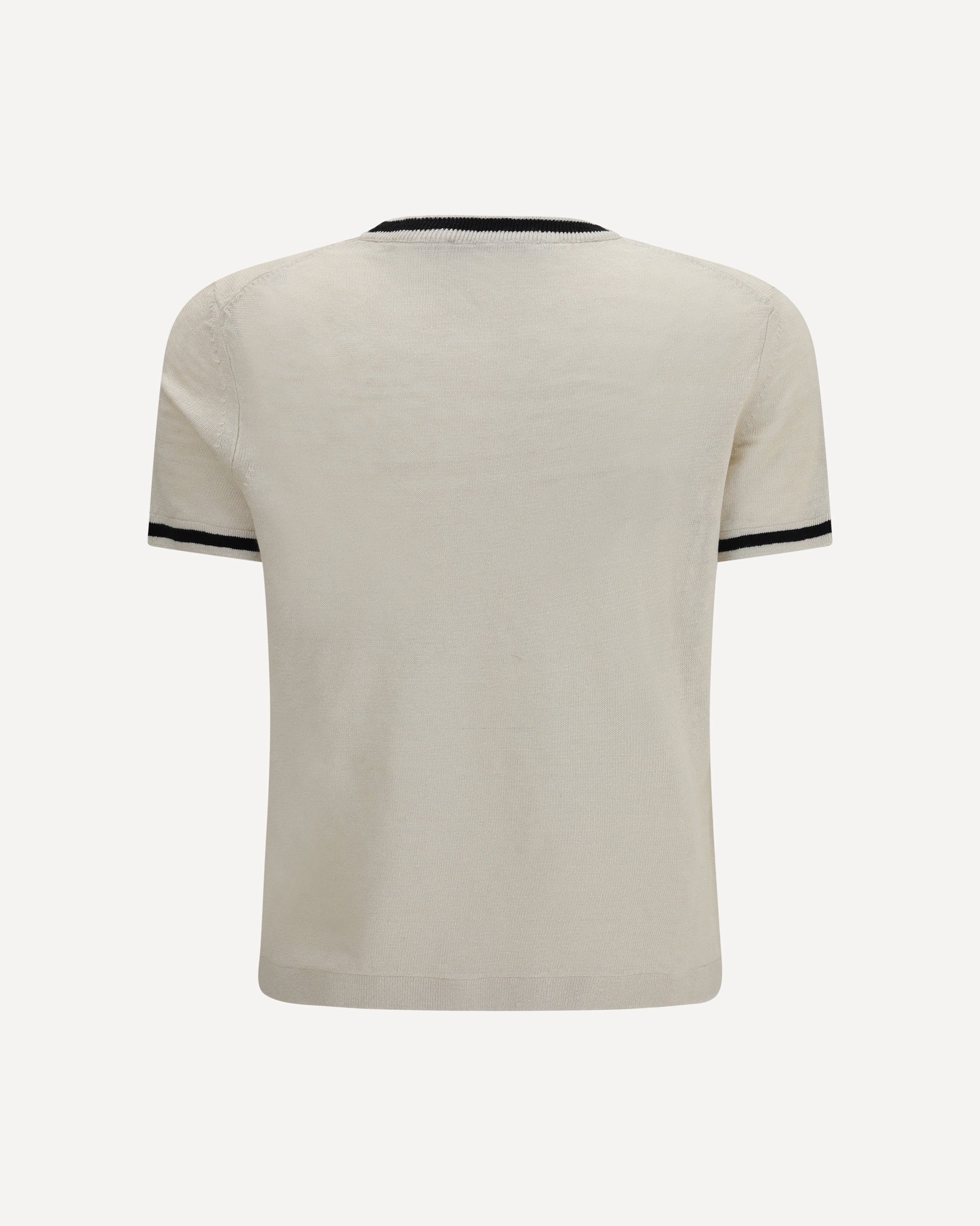 'S Max Mara Linen Knit T-Shirt With Intarsia - alternate view