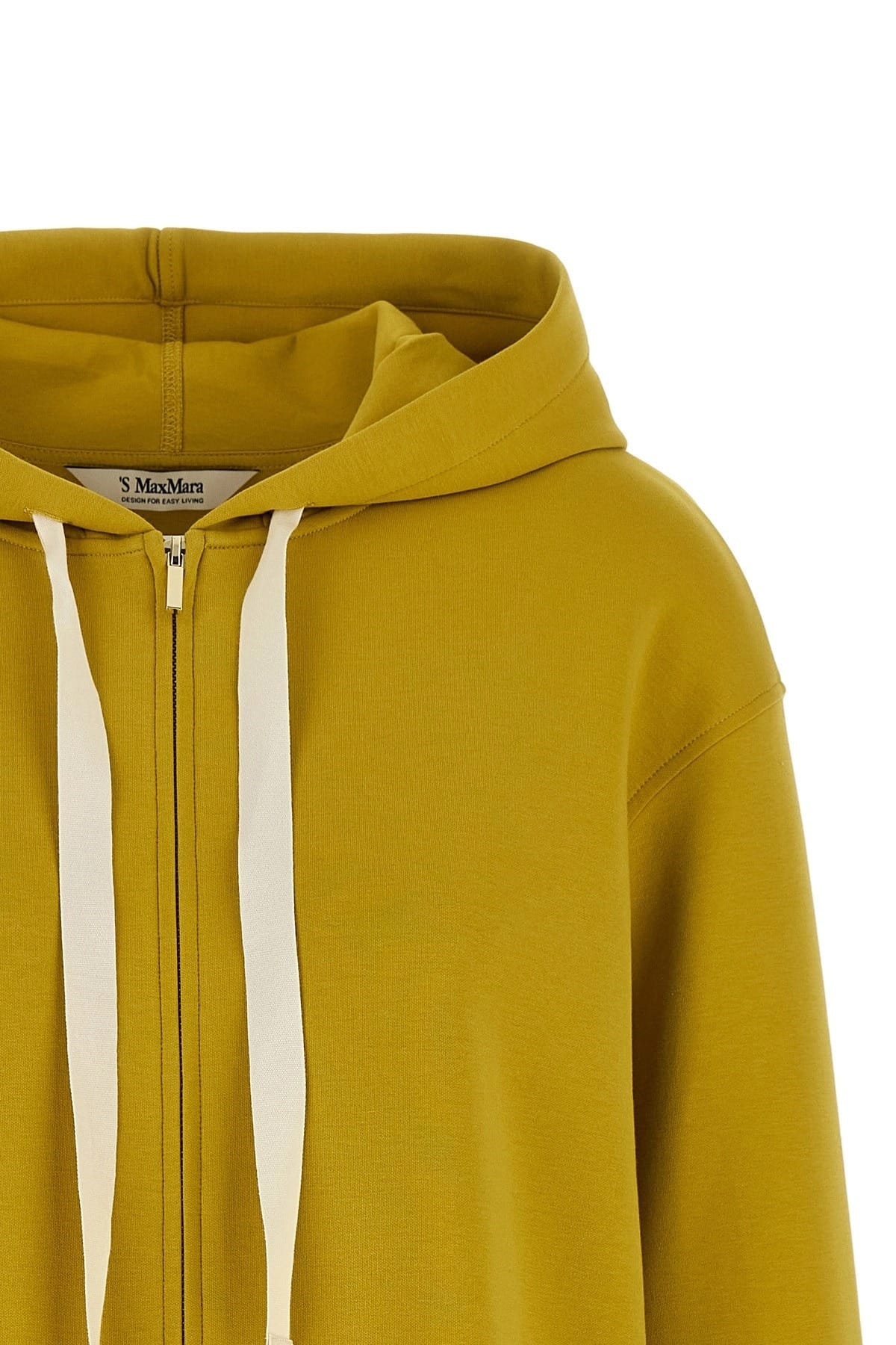 'S Max Mara 'S Max Mara Logo-Back Zip Hoodie