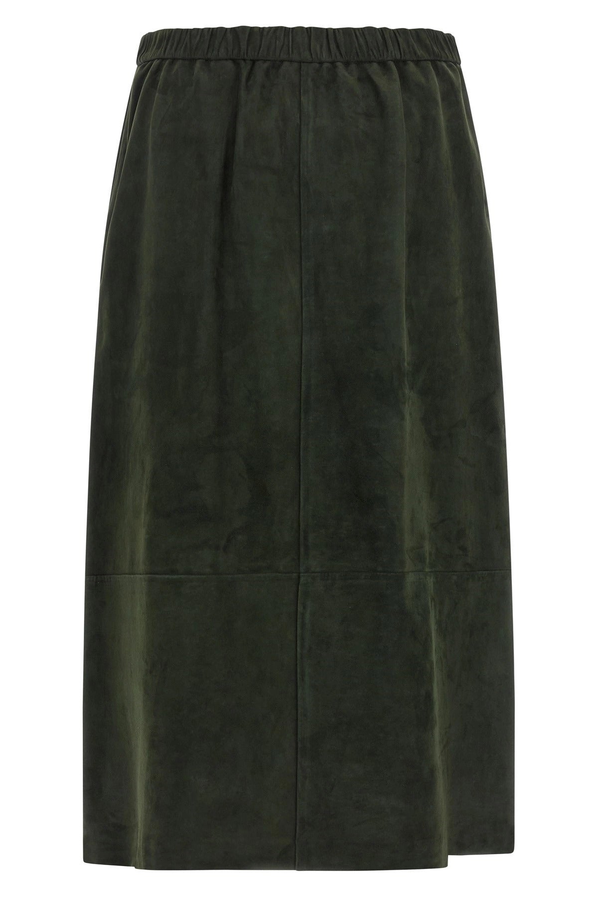 'S Max Mara 스므가차 그린 스웨이드 스커트 - alternate view