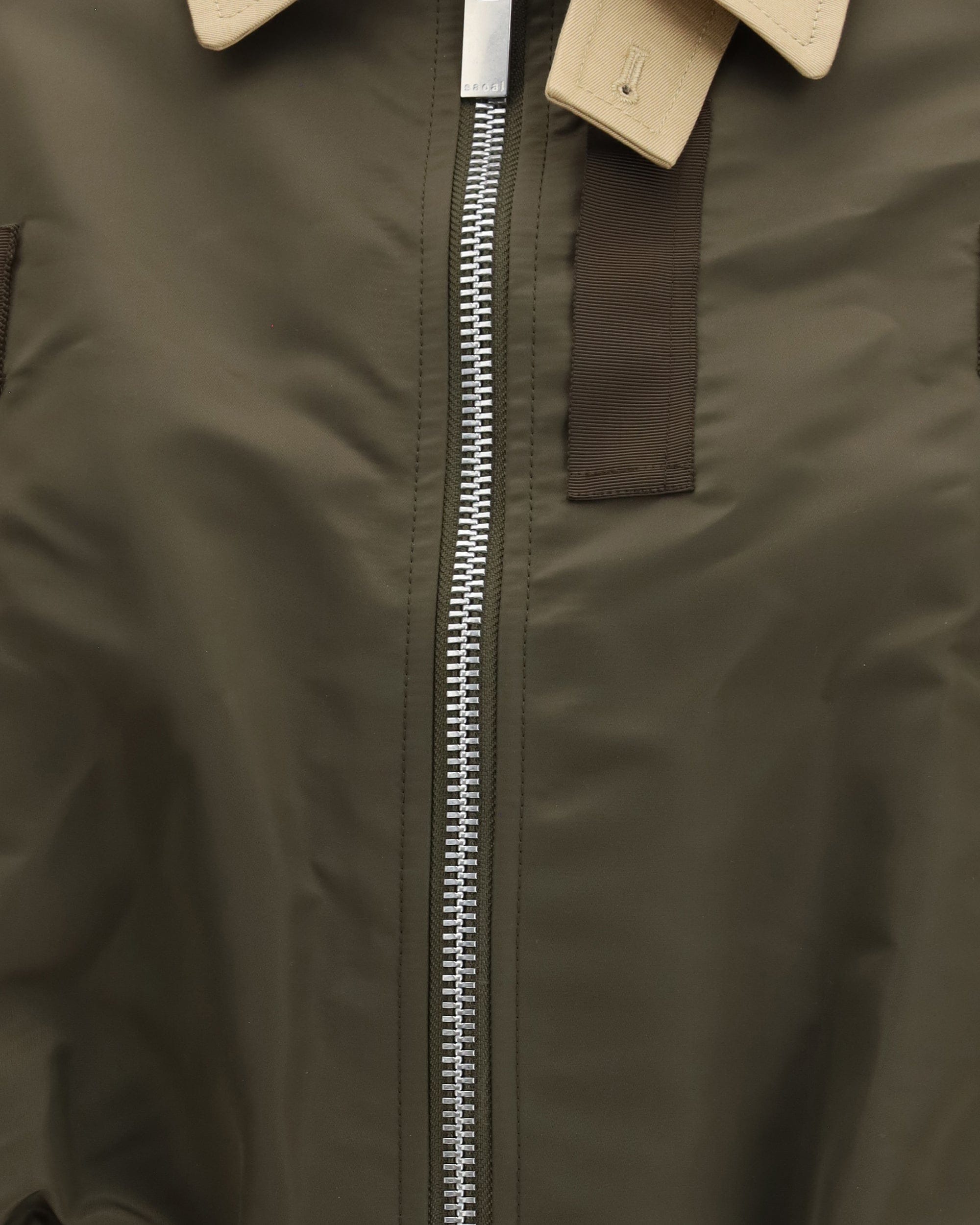 Sacai Cotton And Nylon Bomber Jacket