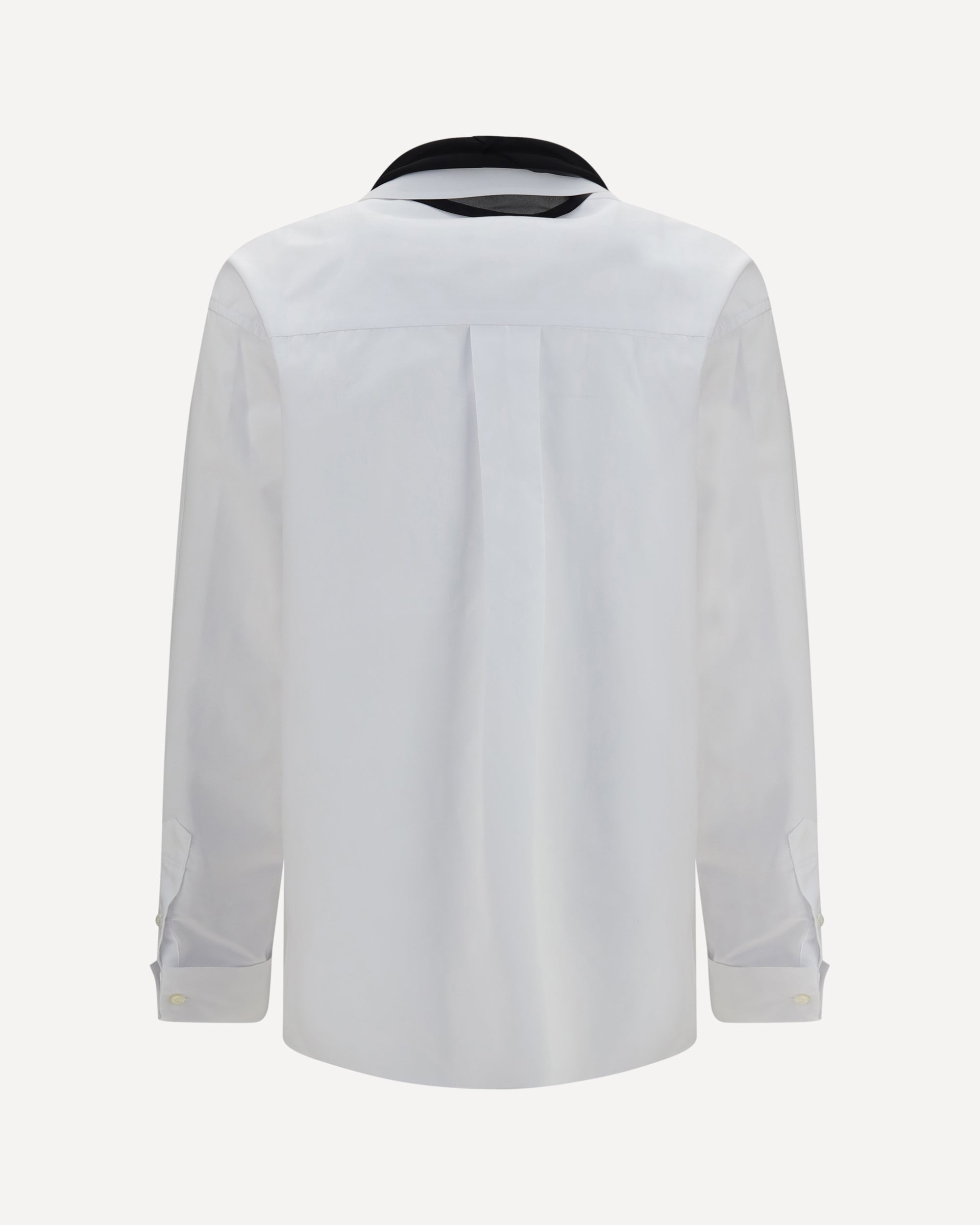 Sacai Camisa de Popeline de Algodão com Lenço - alternate view