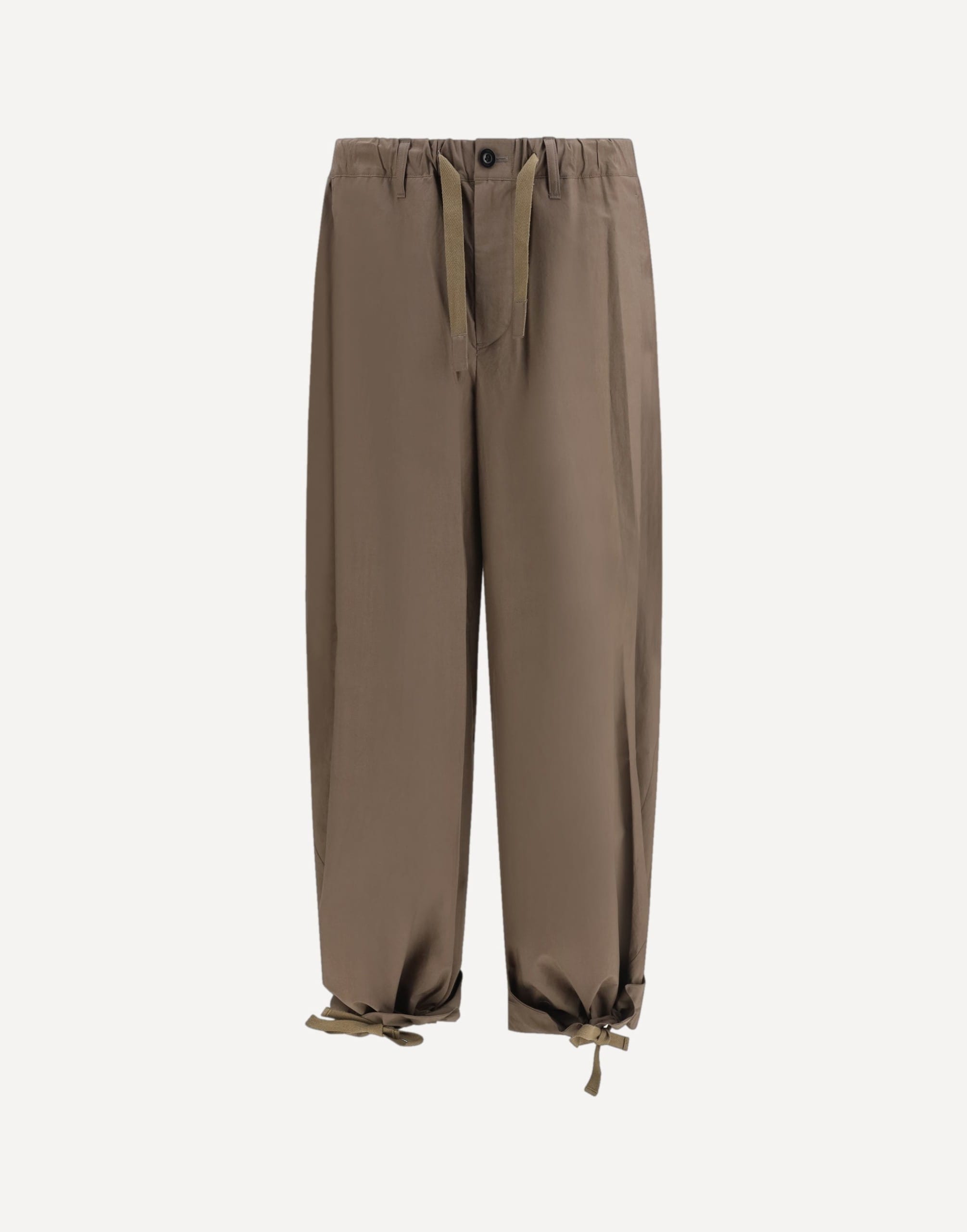Sacai Cotton Trousers With Drawstring