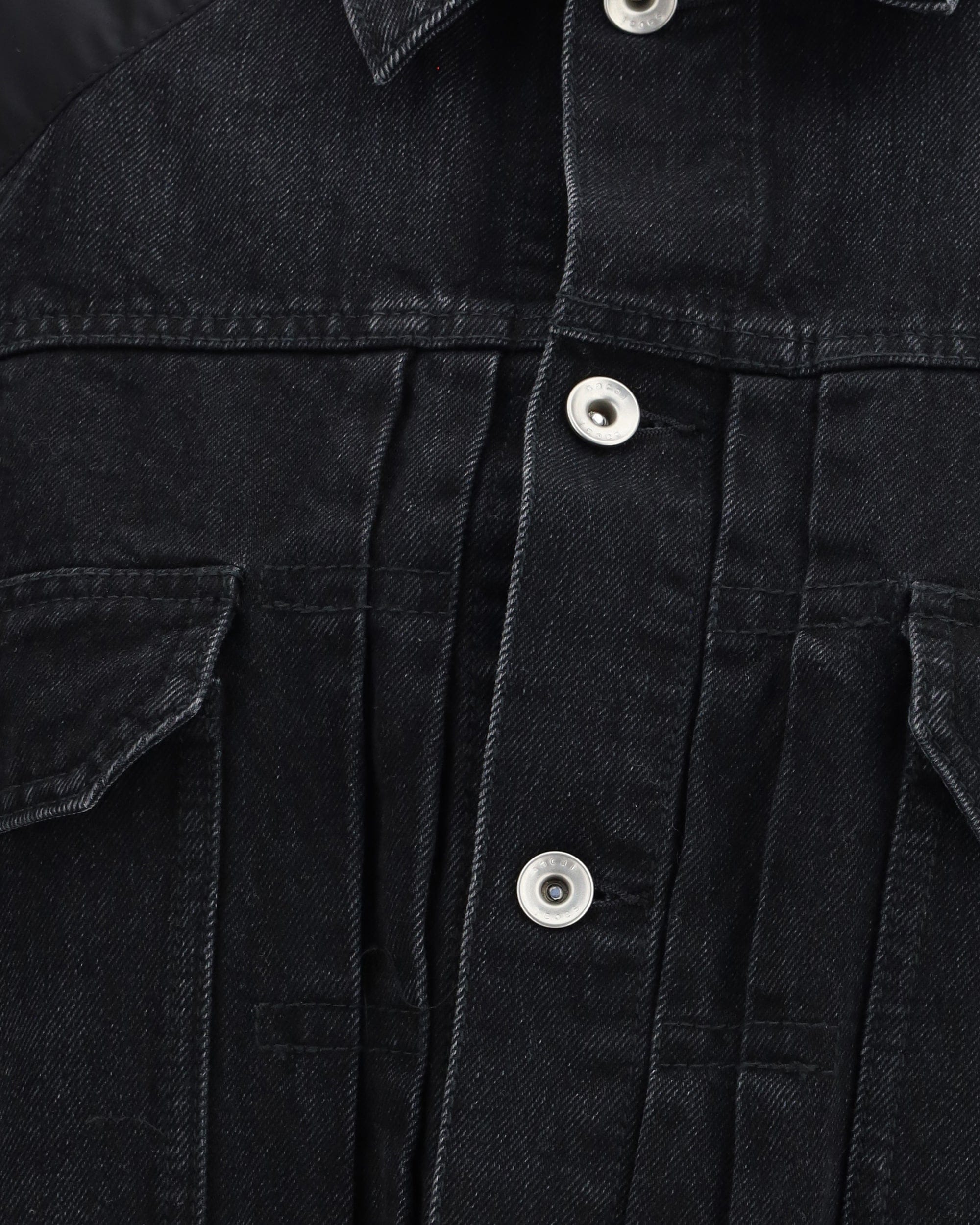 Sacai Denim X Nylon Twill Jacket