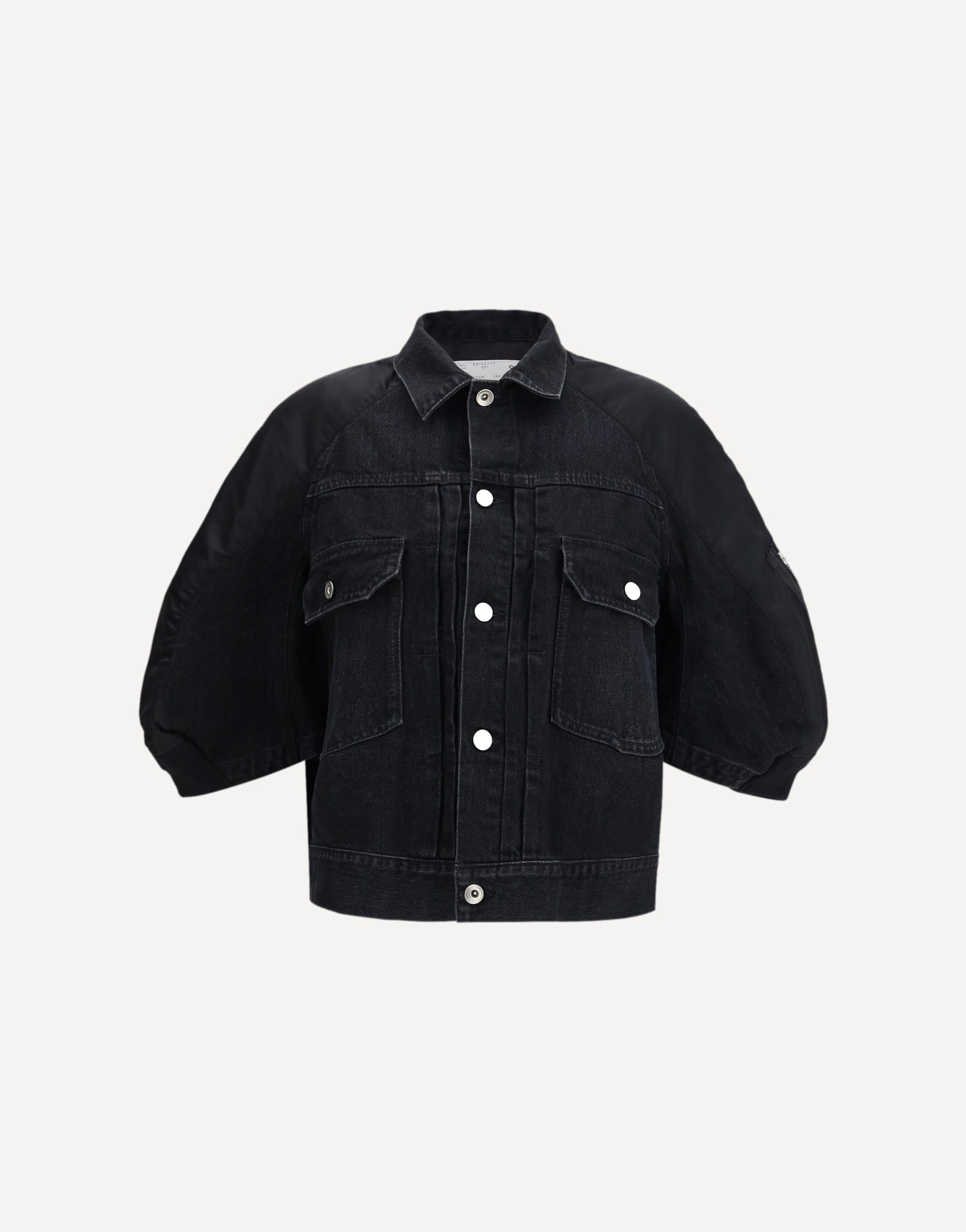 Sacai Denim X Nylon Twill Jacket