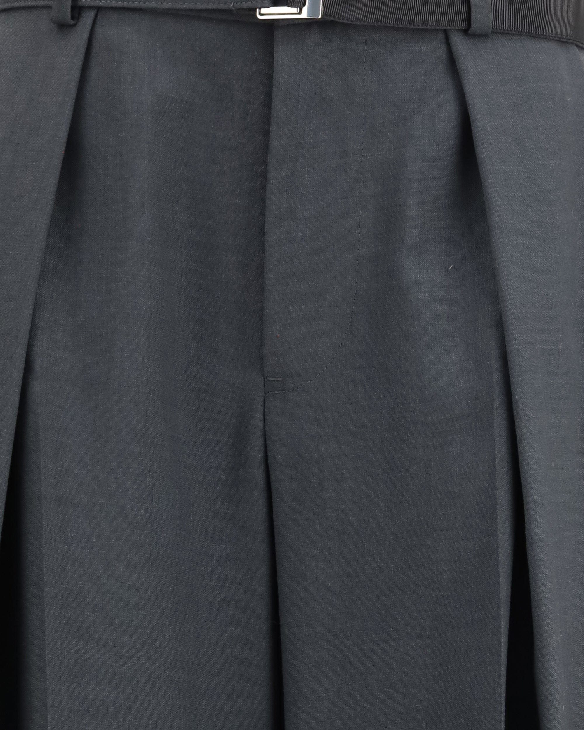 Sacai Oversized Pants With Built-In Belt