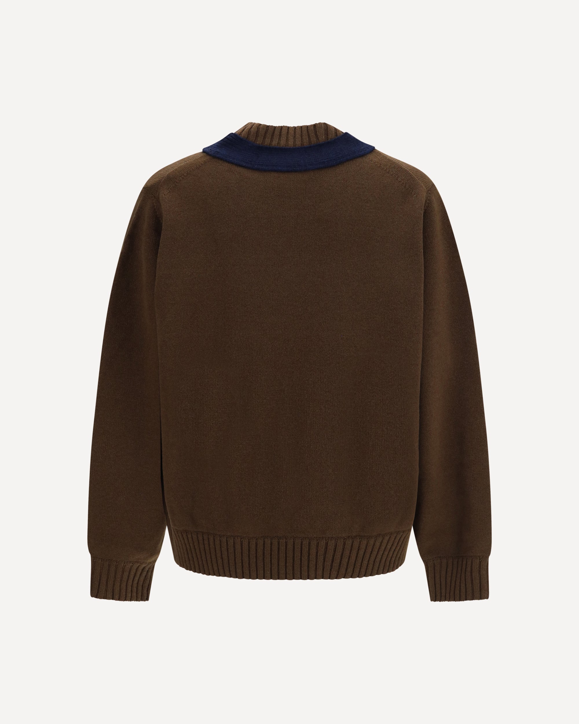 トップス 希少 sacai 上質 ウール ドッキング デザイン ニット